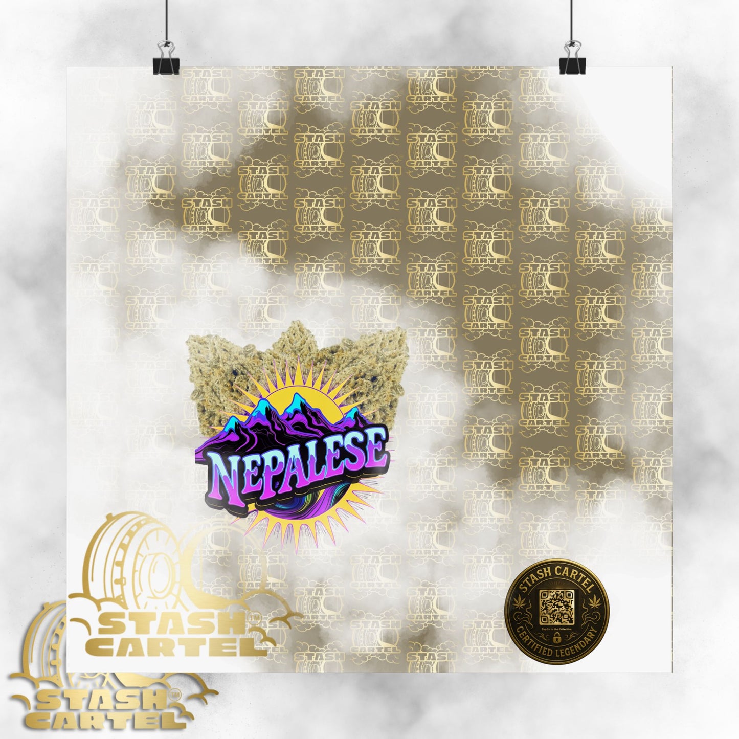 🧘‍♂️🏔️ Nepalese Poster – Sacred Sativa-Leaning Landrace with Earthy Incense & Floral Spice