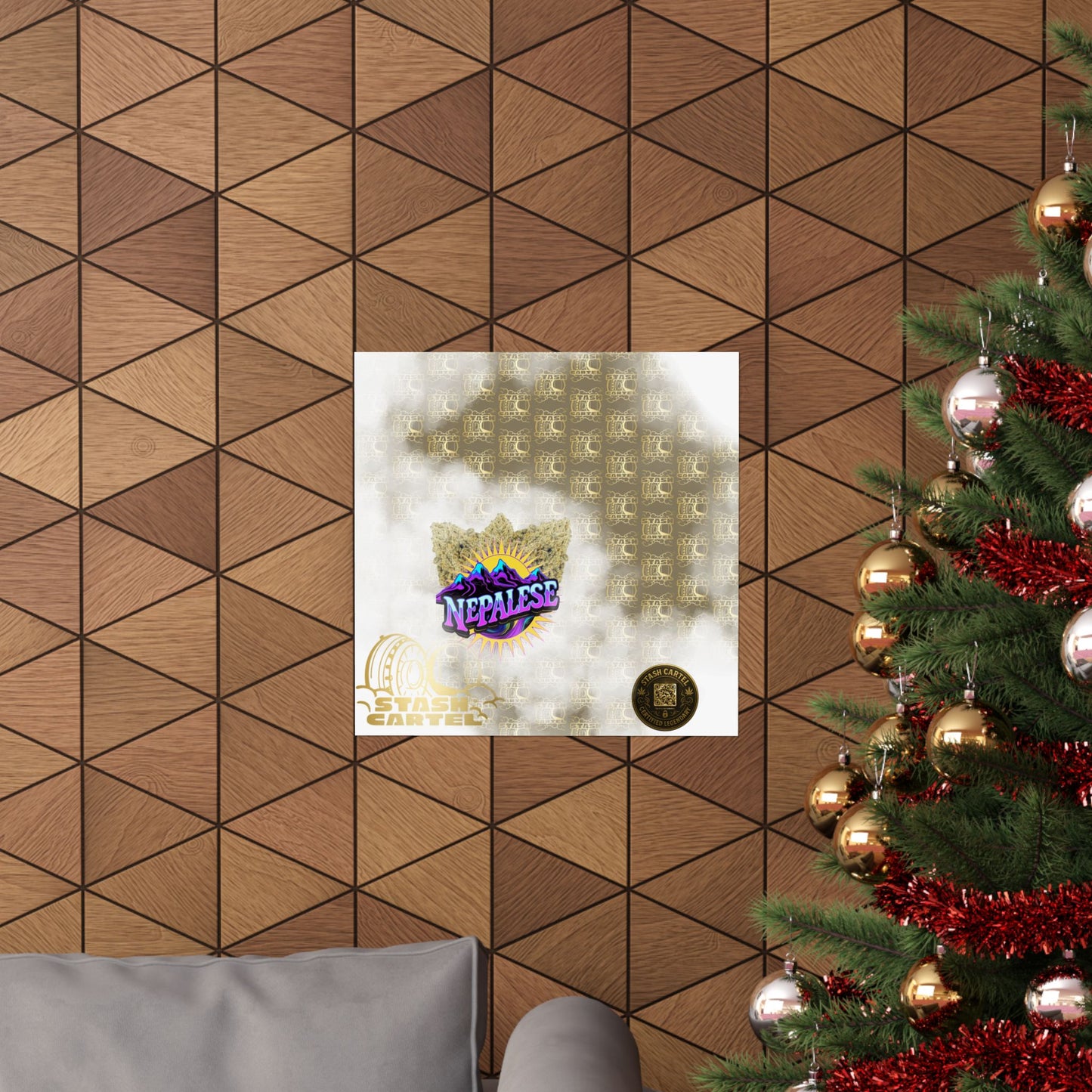 🧘‍♂️🏔️ Nepalese Poster – Sacred Sativa-Leaning Landrace with Earthy Incense & Floral Spice