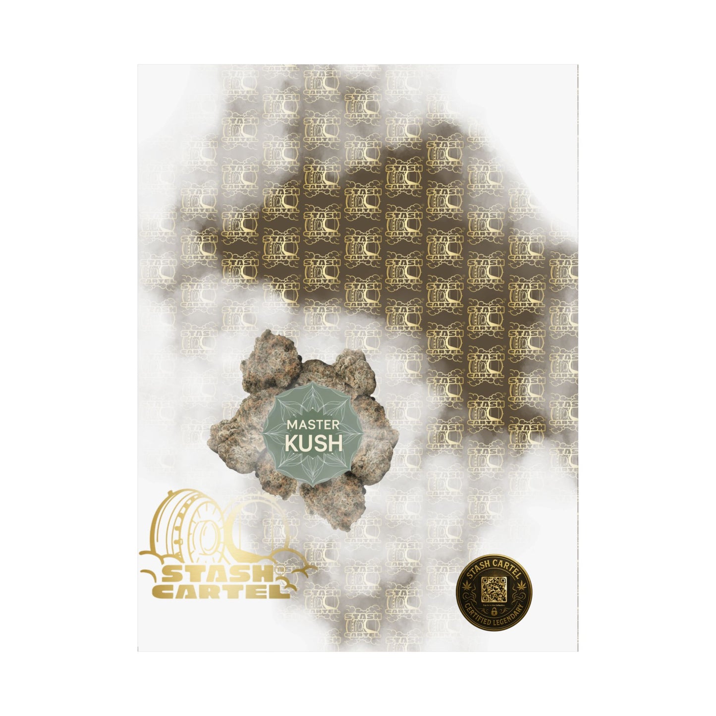 🧘‍♂️ "Master Kush" Classic Amsterdam Indica Poster