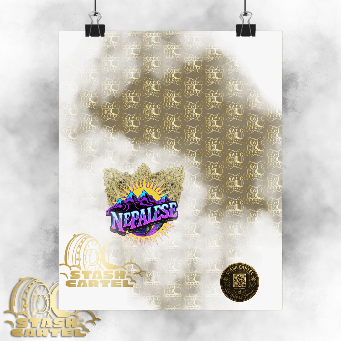 🧘‍♂️🏔️ Nepalese Poster – Sacred Sativa-Leaning Landrace with Earthy Incense & Floral Spice