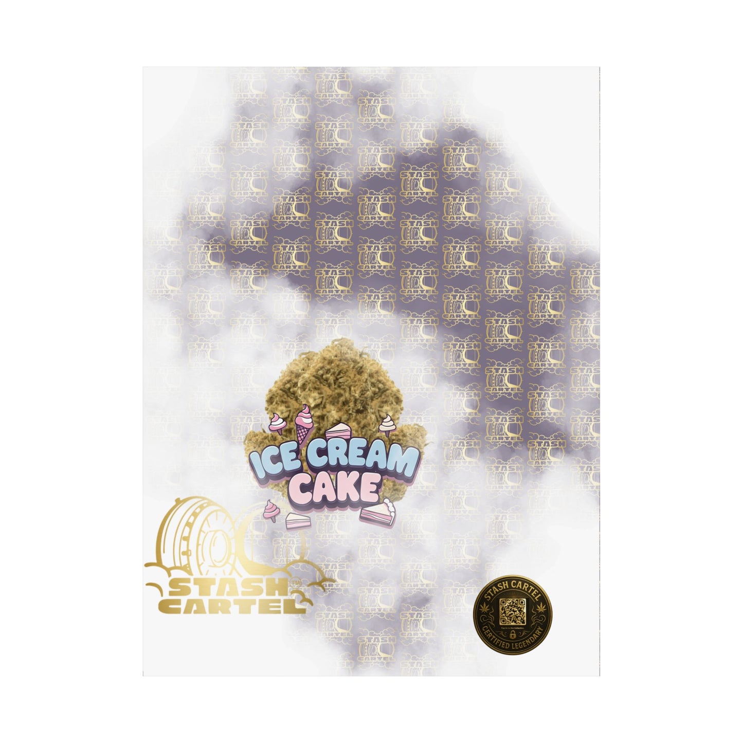 🍦 "Ice Cream Cake" Sedating Indica Dessert Poster