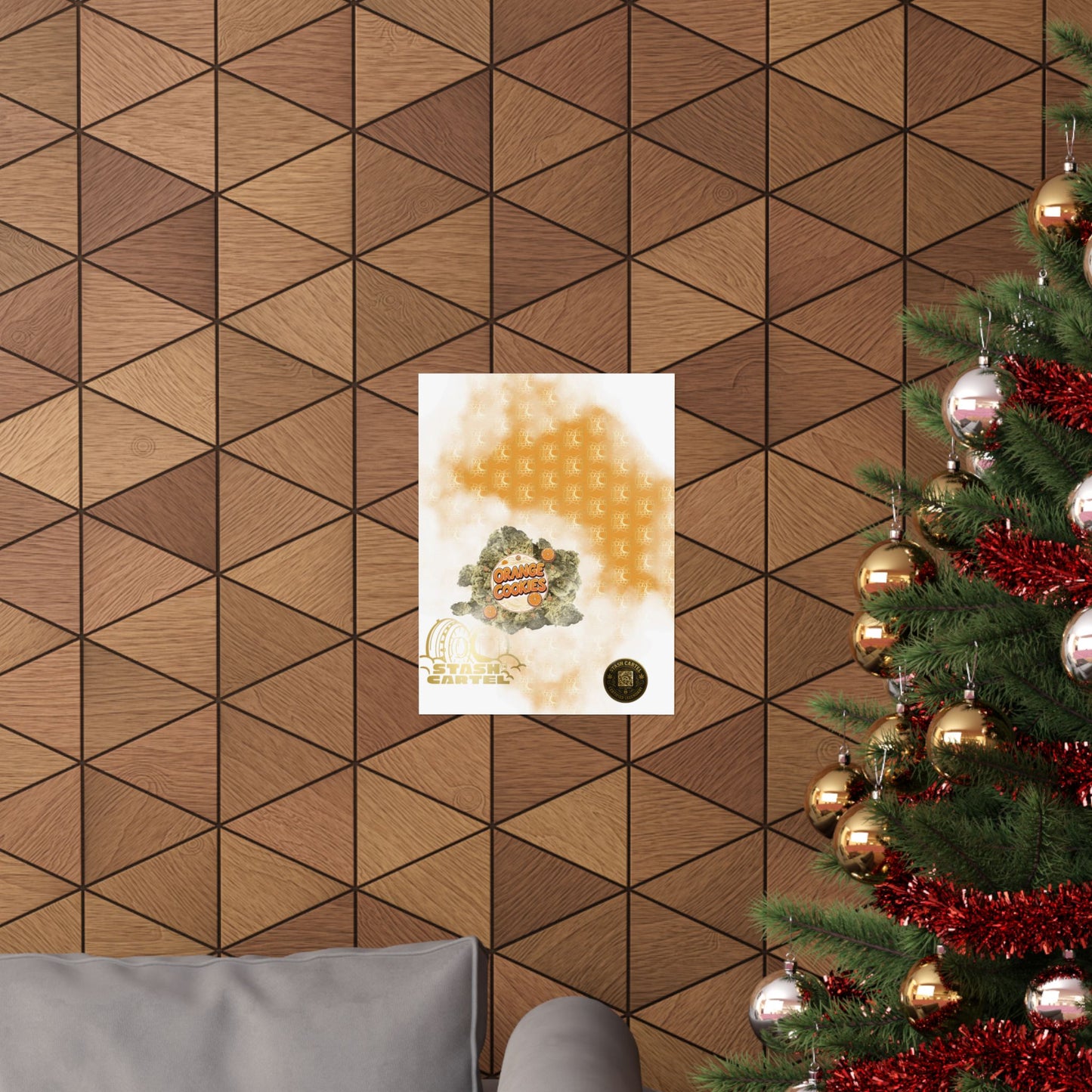 🍊🍪 Orange Cookies Poster – Zesty Cookie Gas Hybrid Poster with Citrus Burst