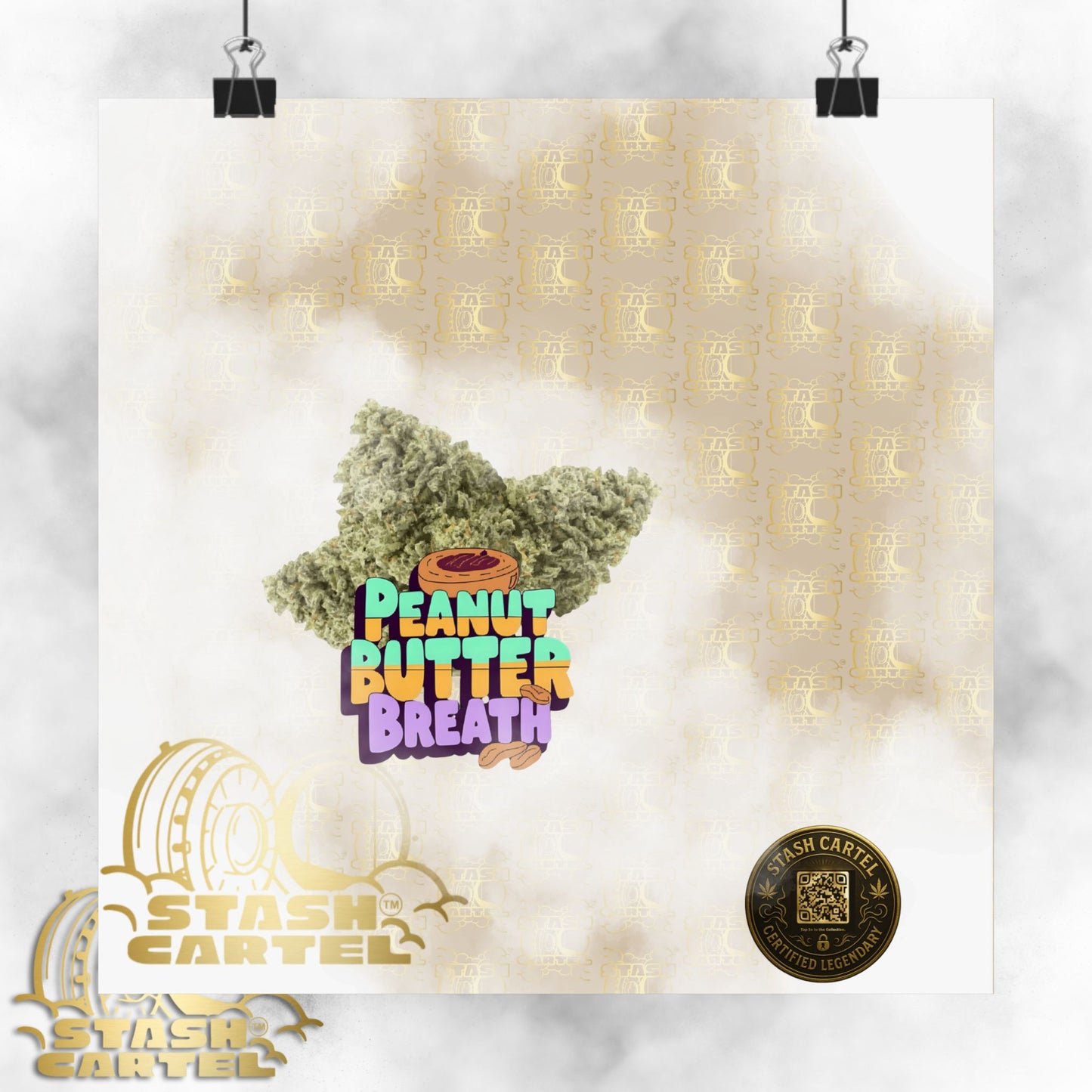 🥜🫁 Peanut Butter Breath Poster – Funky Hybrid Wall Poster for the Flavor Weirdos