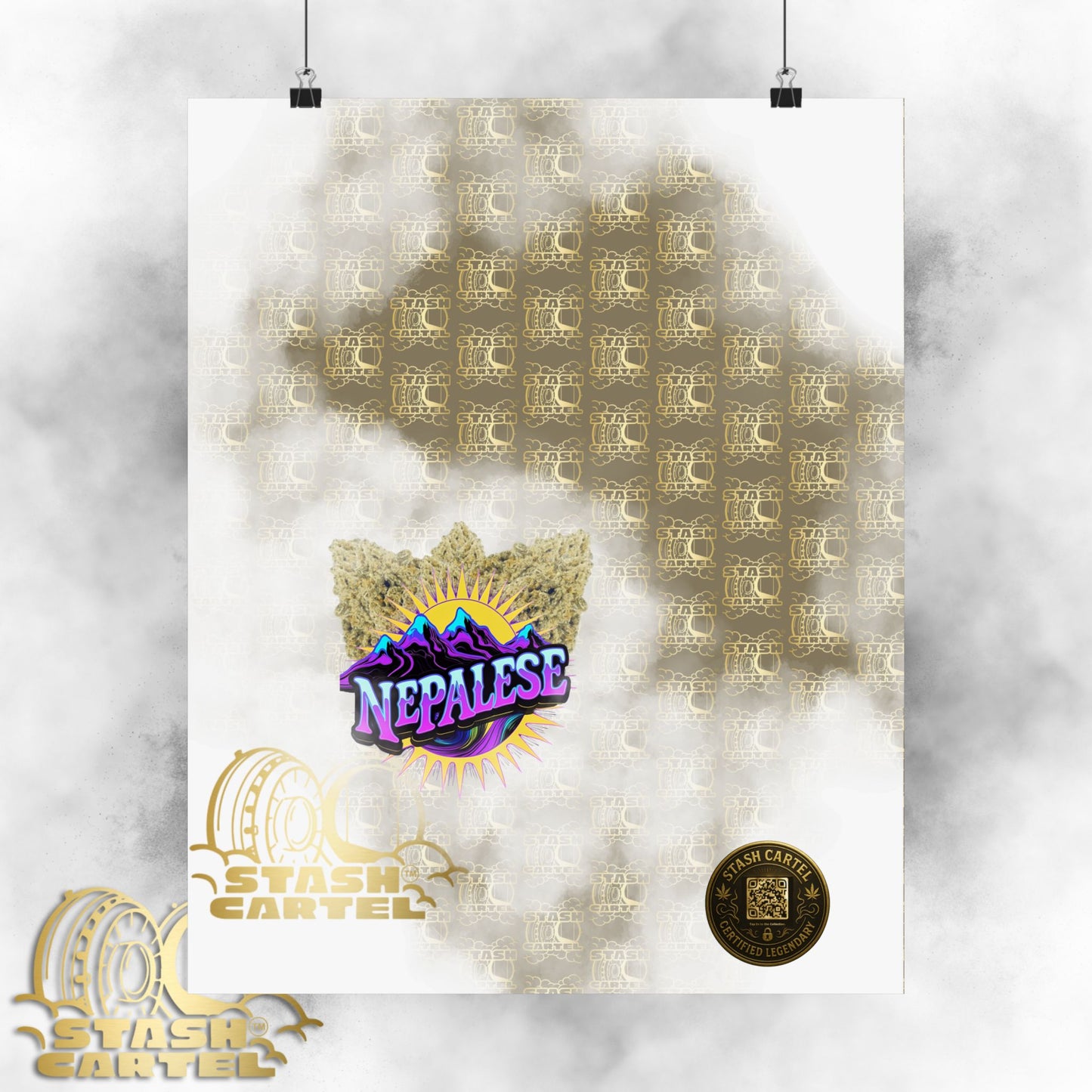 🧘‍♂️🏔️ Nepalese Poster – Sacred Sativa-Leaning Landrace with Earthy Incense & Floral Spice