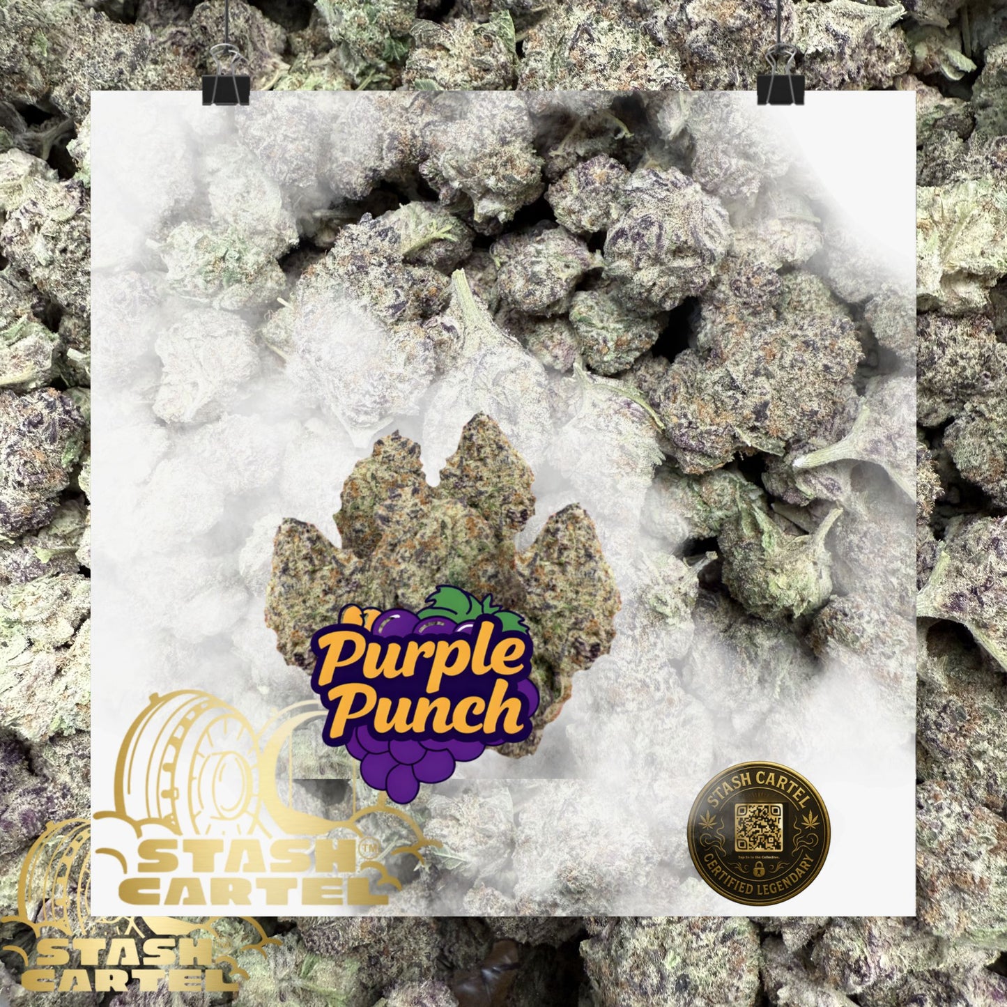 🥊 "Purple Punch" Heavy Indica Flavor Bomb Poster