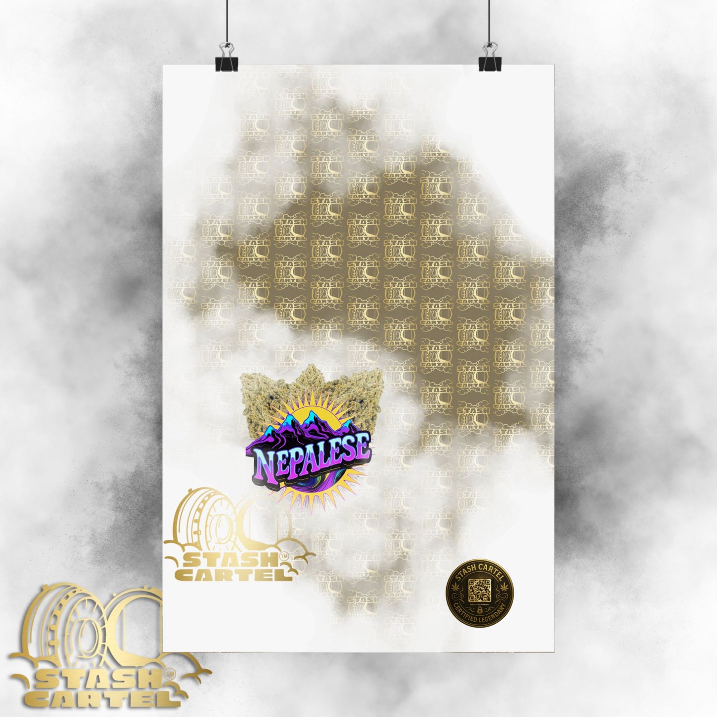 🧘‍♂️🏔️ Nepalese Poster – Sacred Sativa-Leaning Landrace with Earthy Incense & Floral Spice