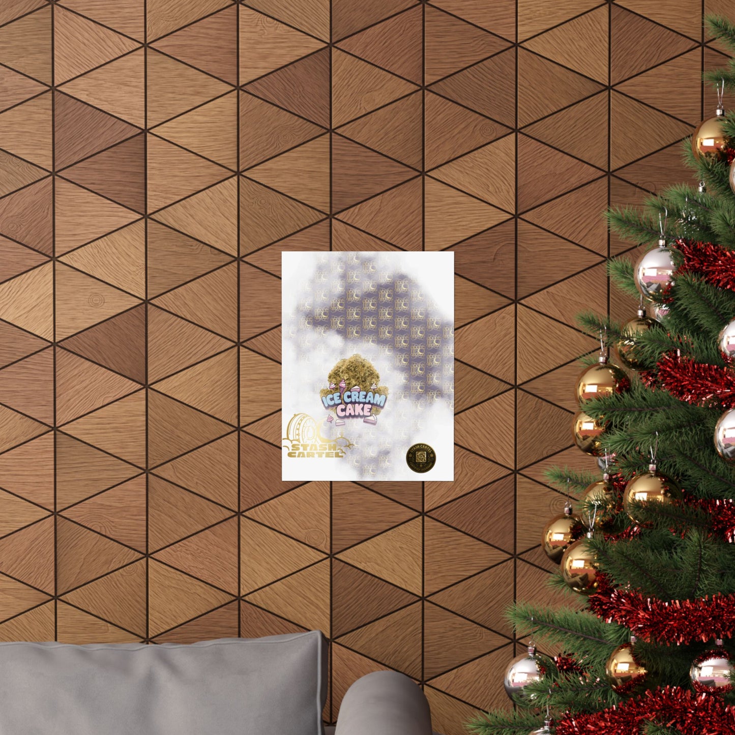 🍦 "Ice Cream Cake" Sedating Indica Dessert Poster