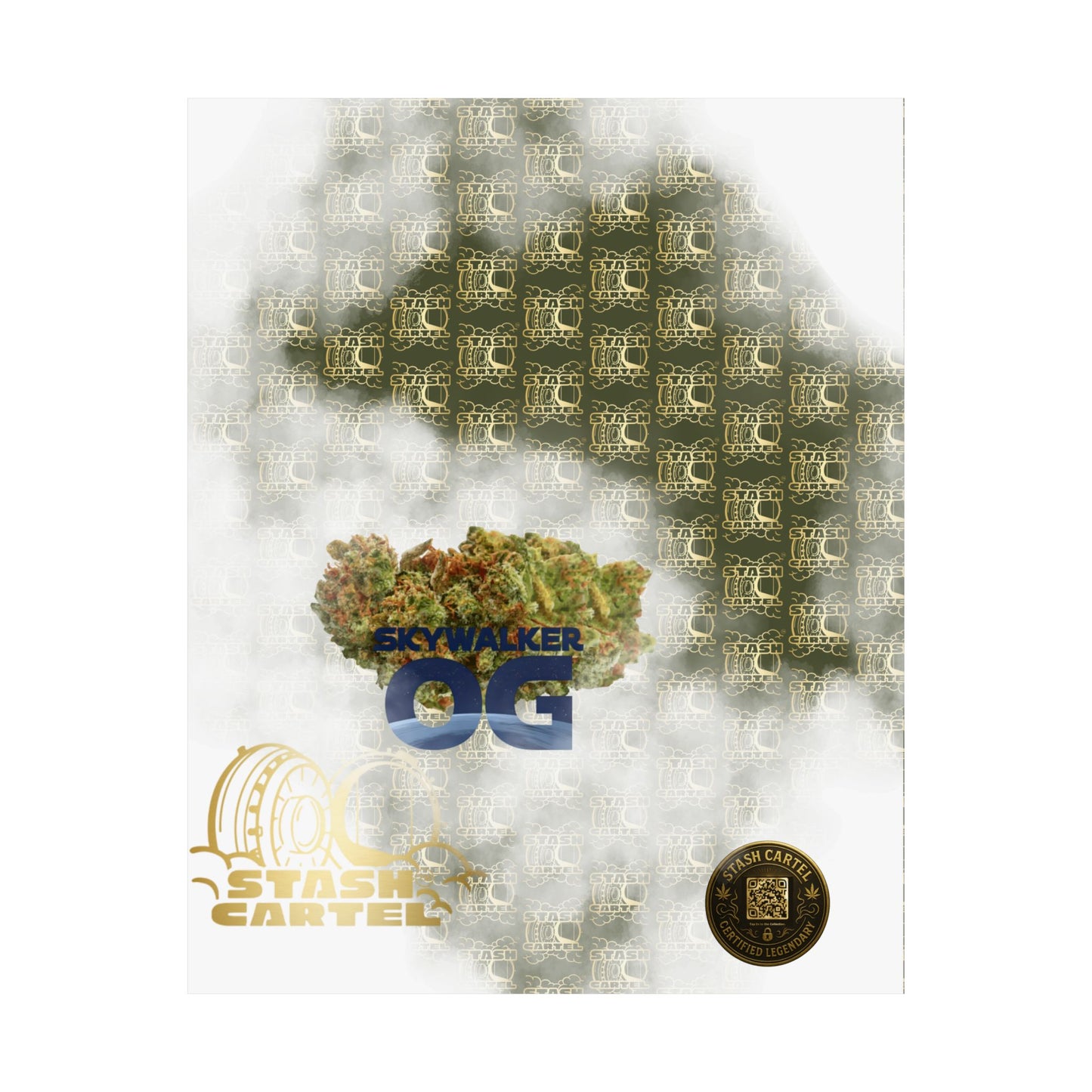 🌌 "Skywalker OG" Galactic Indica-Hybrid Poster