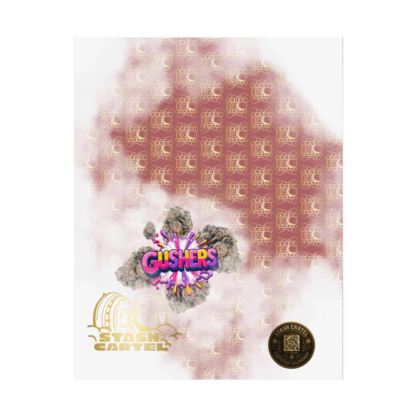 💦🍇 Gushers Poster – Exotic Candy-Indica Hybrid Poster with Creamy Fruit Punch