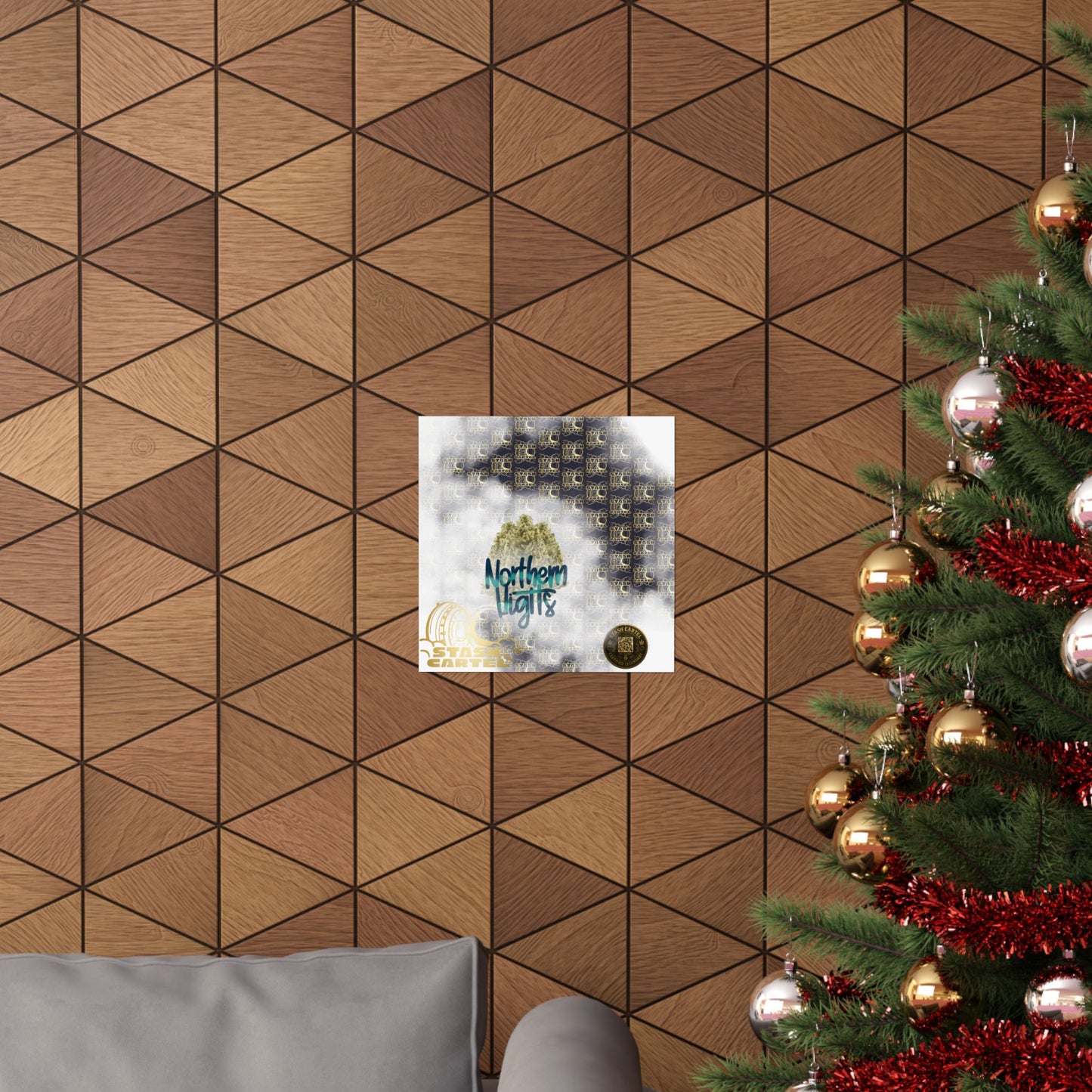 🌌 "Northern Lights" Deep Space Indica Poster