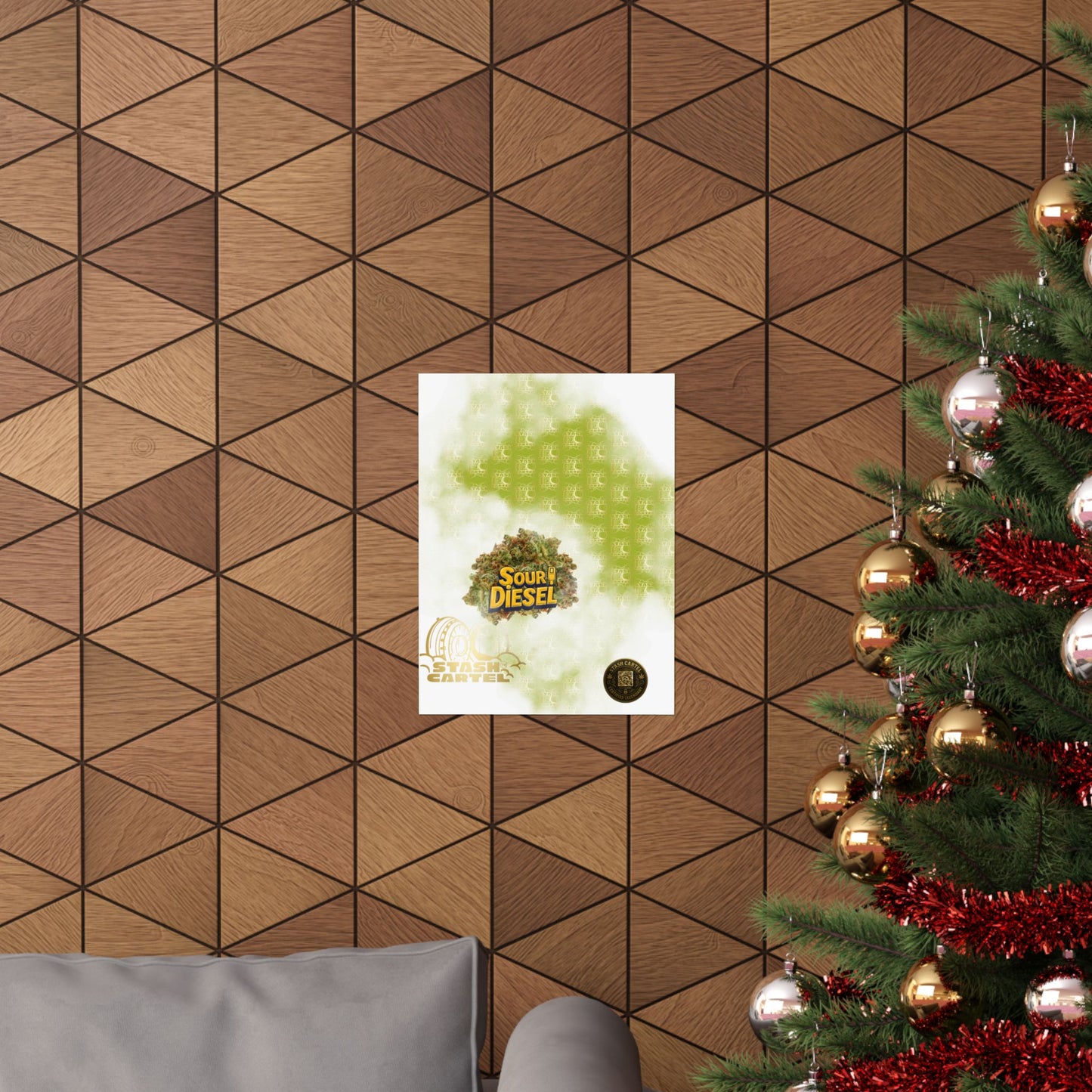 ⚡ "Sour Diesel" Electric Sativa Drip Poster