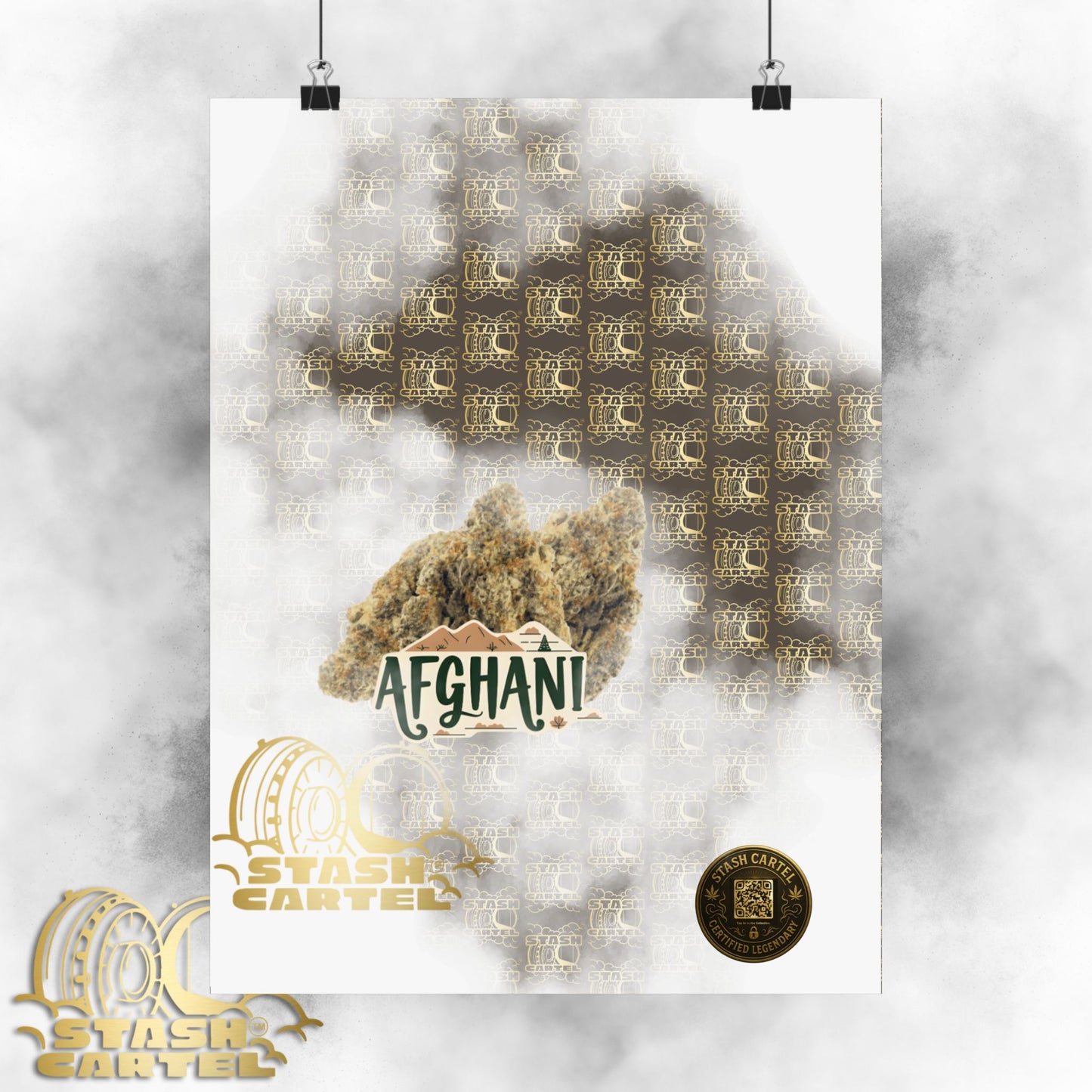 🧿 "Afghani" Landrace Indica Heritage Poster