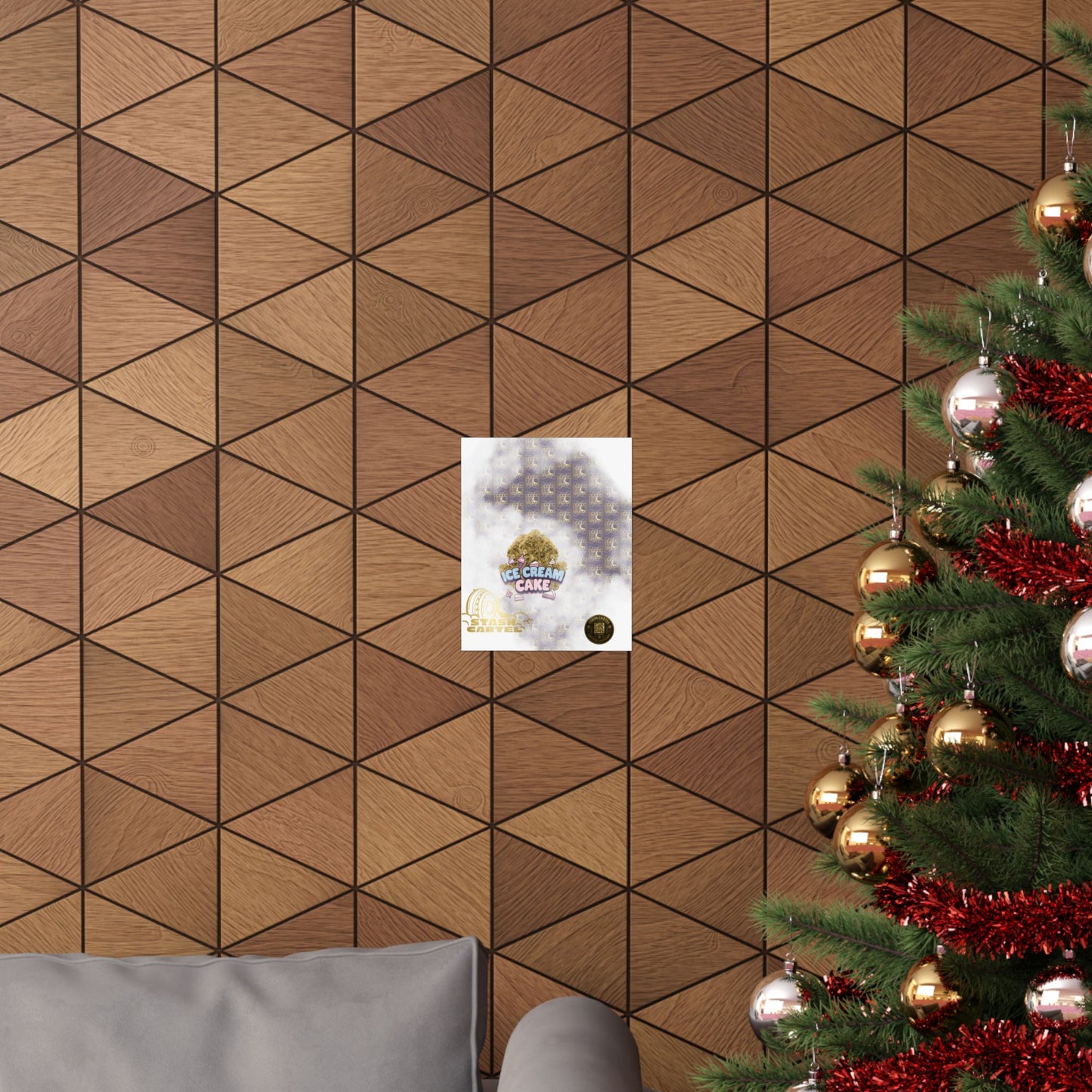 🍦 "Ice Cream Cake" Sedating Indica Dessert Poster