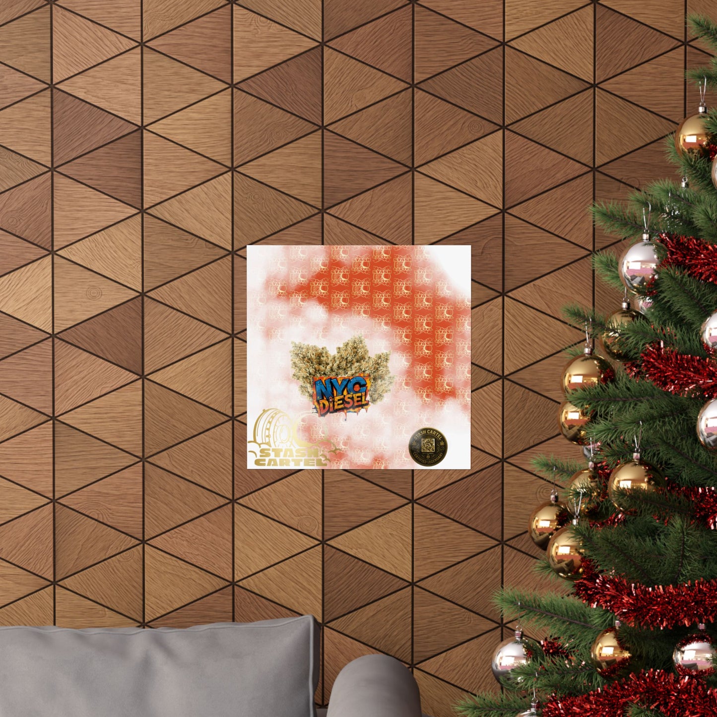 🗽⛽ NYC Diesel Poster – Iconic Sativa-Dominant Hybrid with Grapefruit Citrus & East Coast Funk