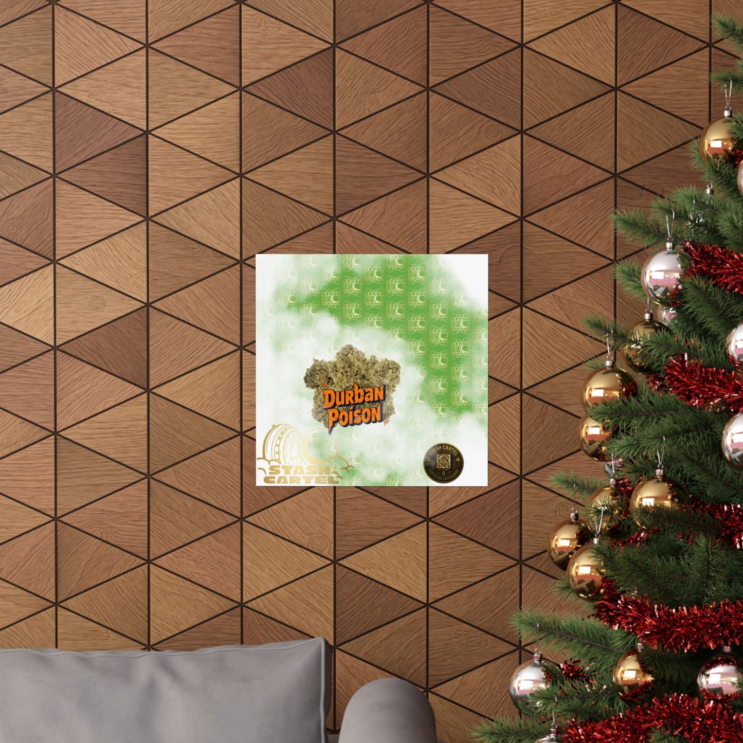 🌍 "Durban Poison" Pure Sativa Landrace Poster