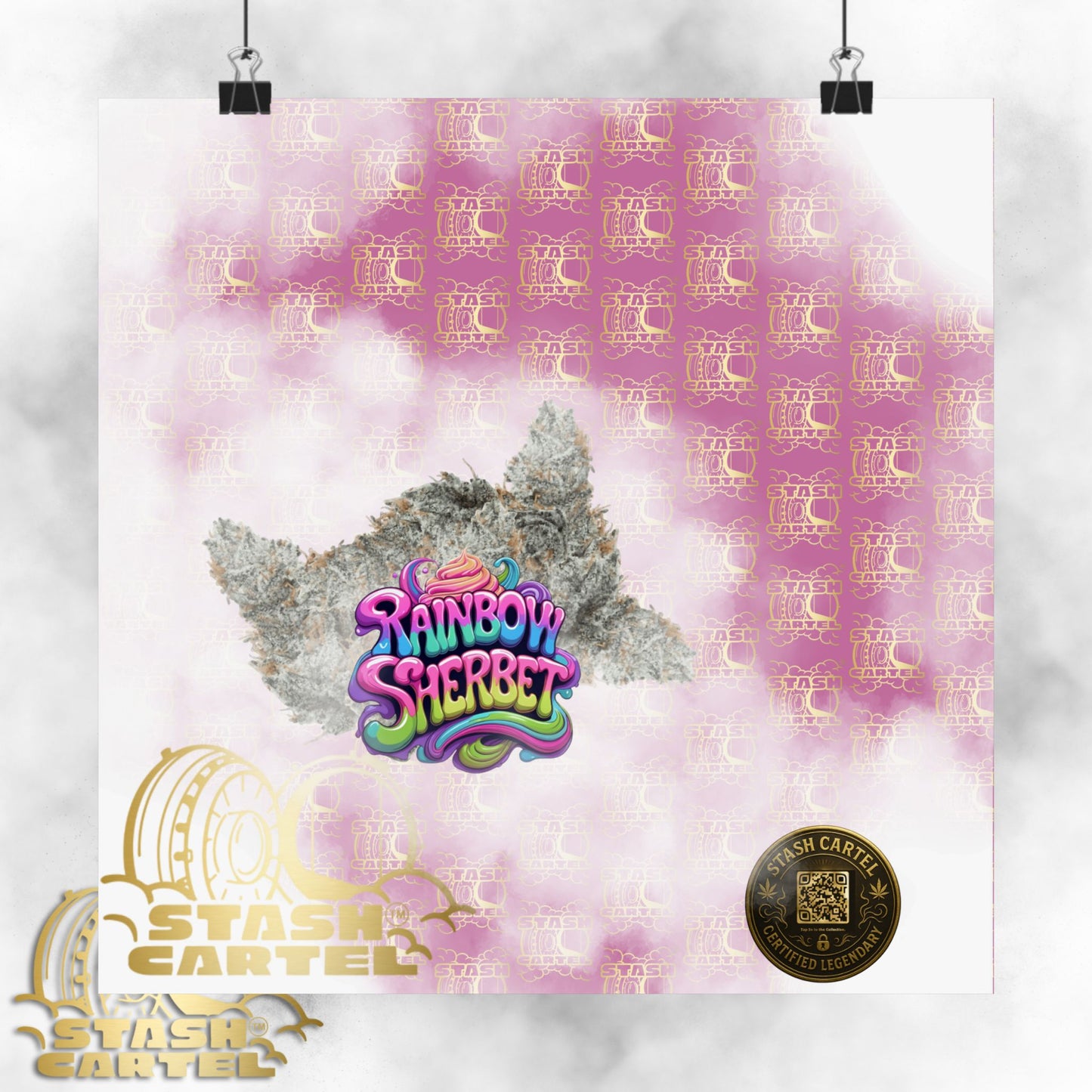 🍧 "Rainbow Sherbet" Fruit-Funk Balanced Hybrid Poster