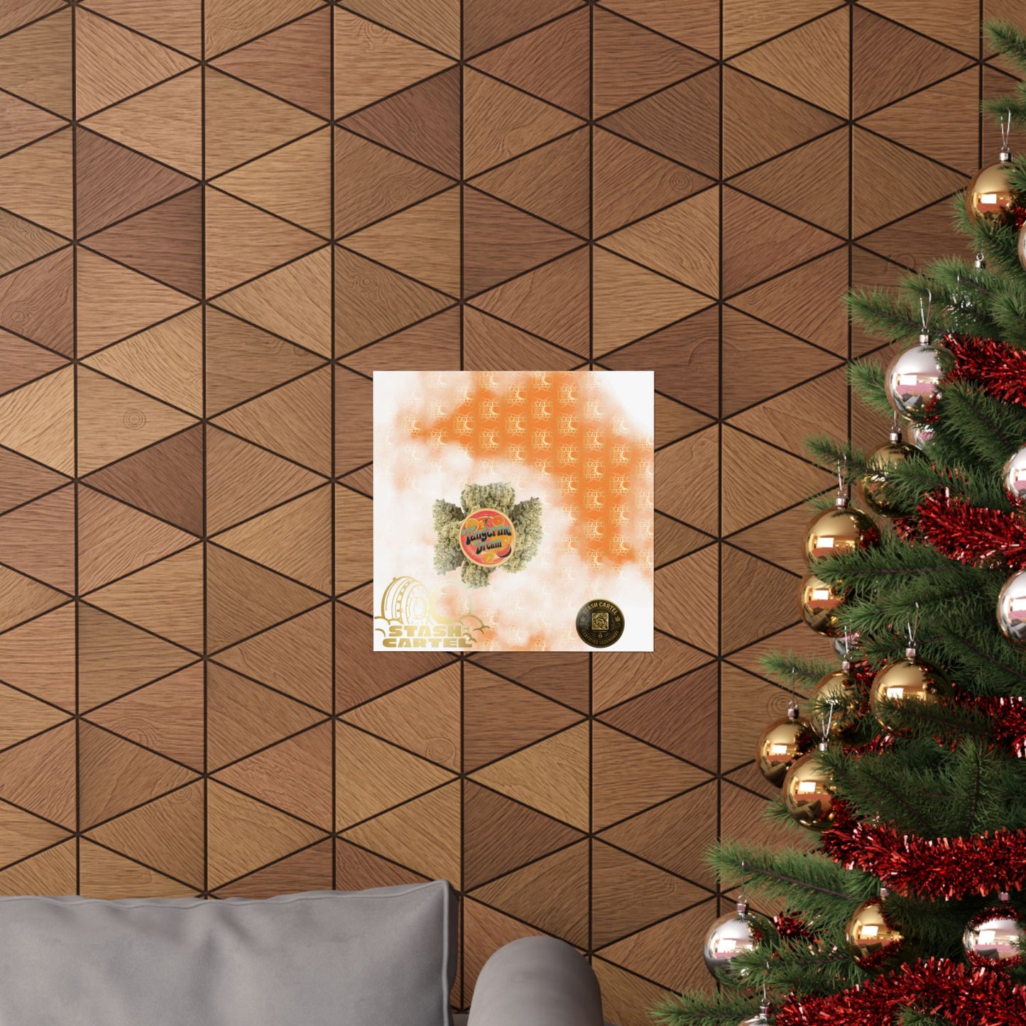 🍊💭 Tangerine Dream Poster – Legendary Sativa Hybrid with Citrus Zest & Euphoric Clarity