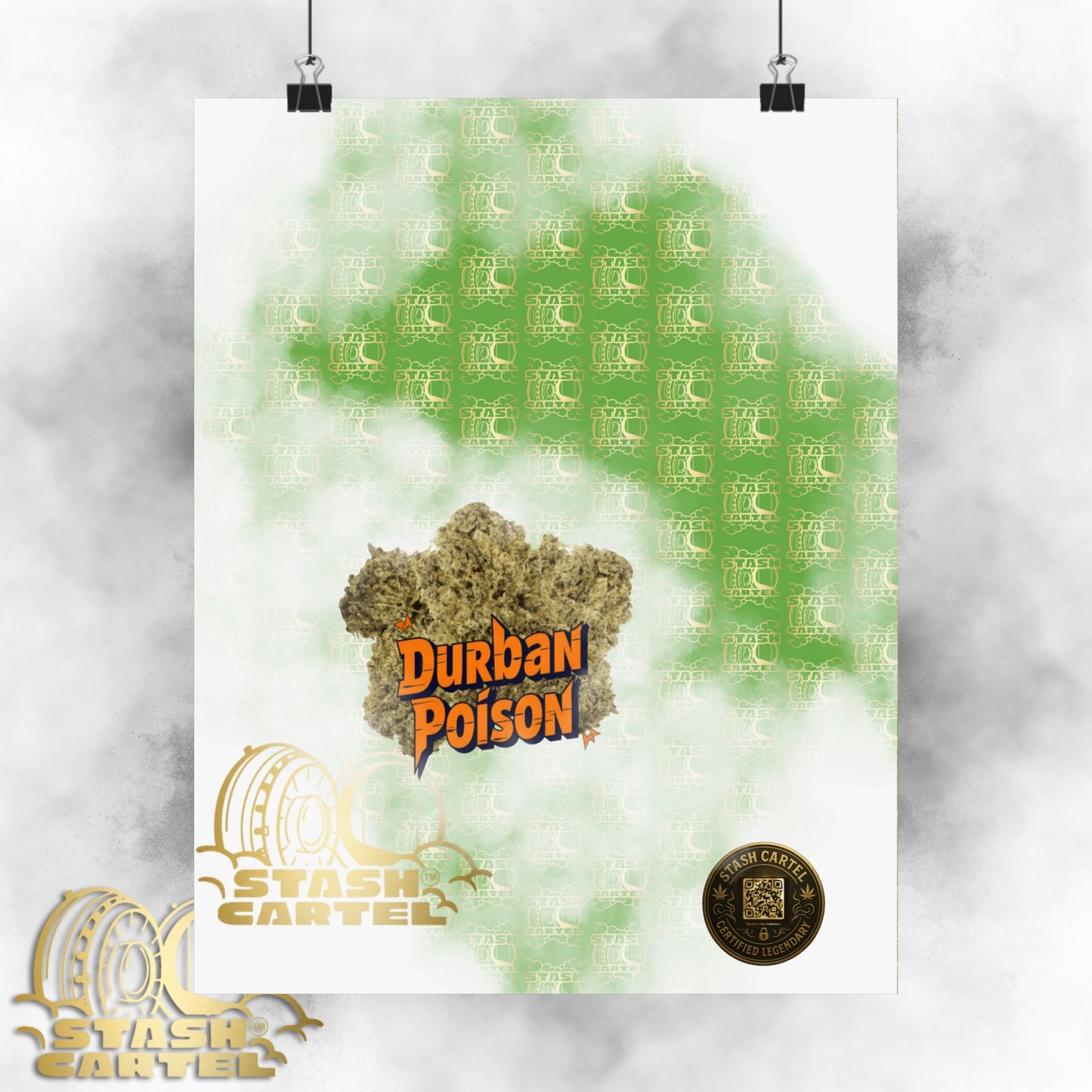 🌍 "Durban Poison" Pure Sativa Landrace Poster