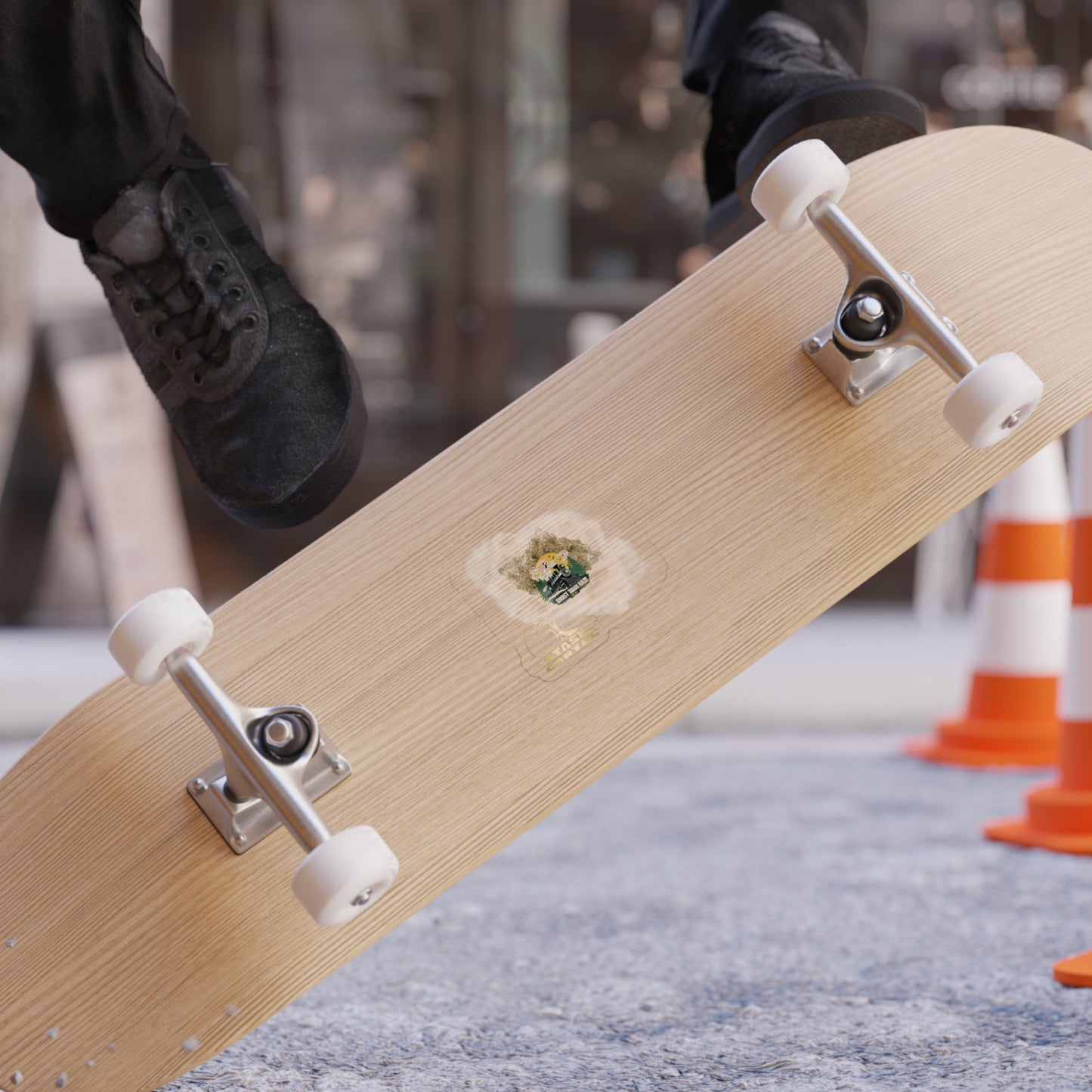 Ghost Train Haze Transparent Outdoor Sticker – Stoner Art Collectible