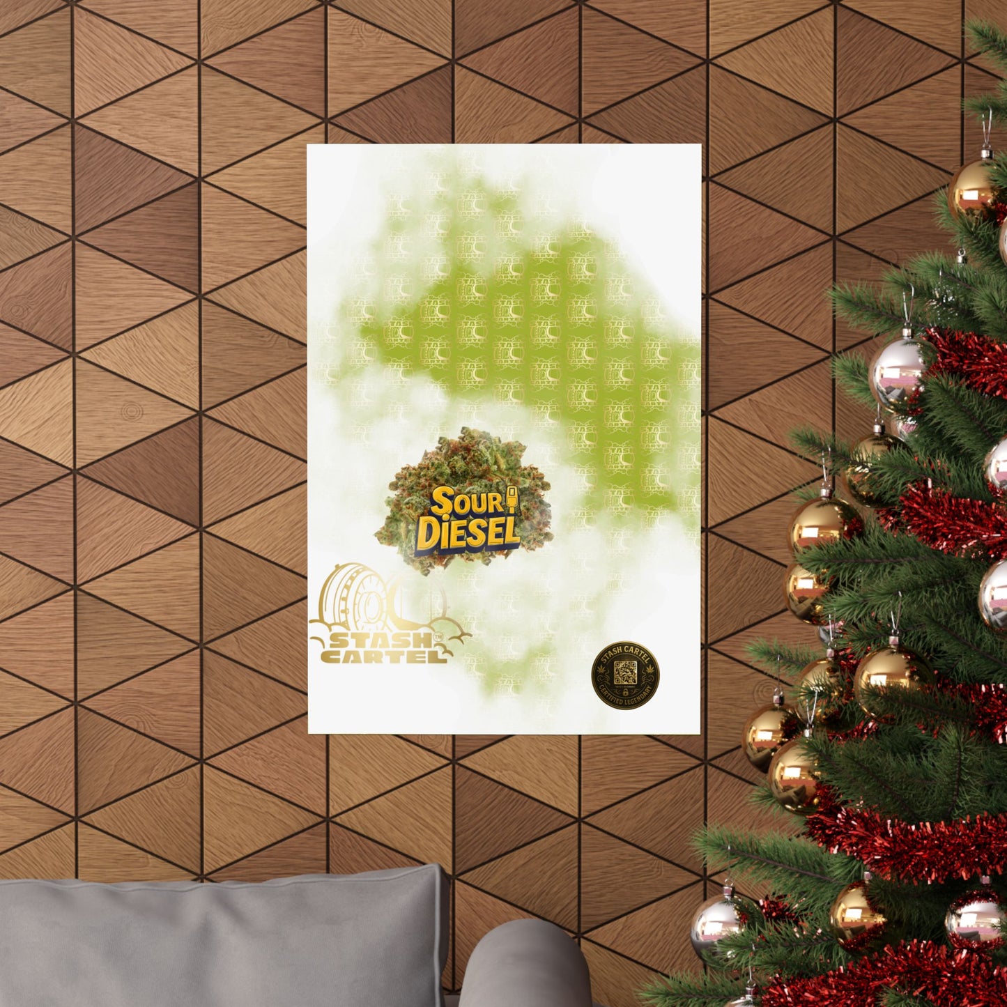 ⚡ "Sour Diesel" Electric Sativa Drip Poster