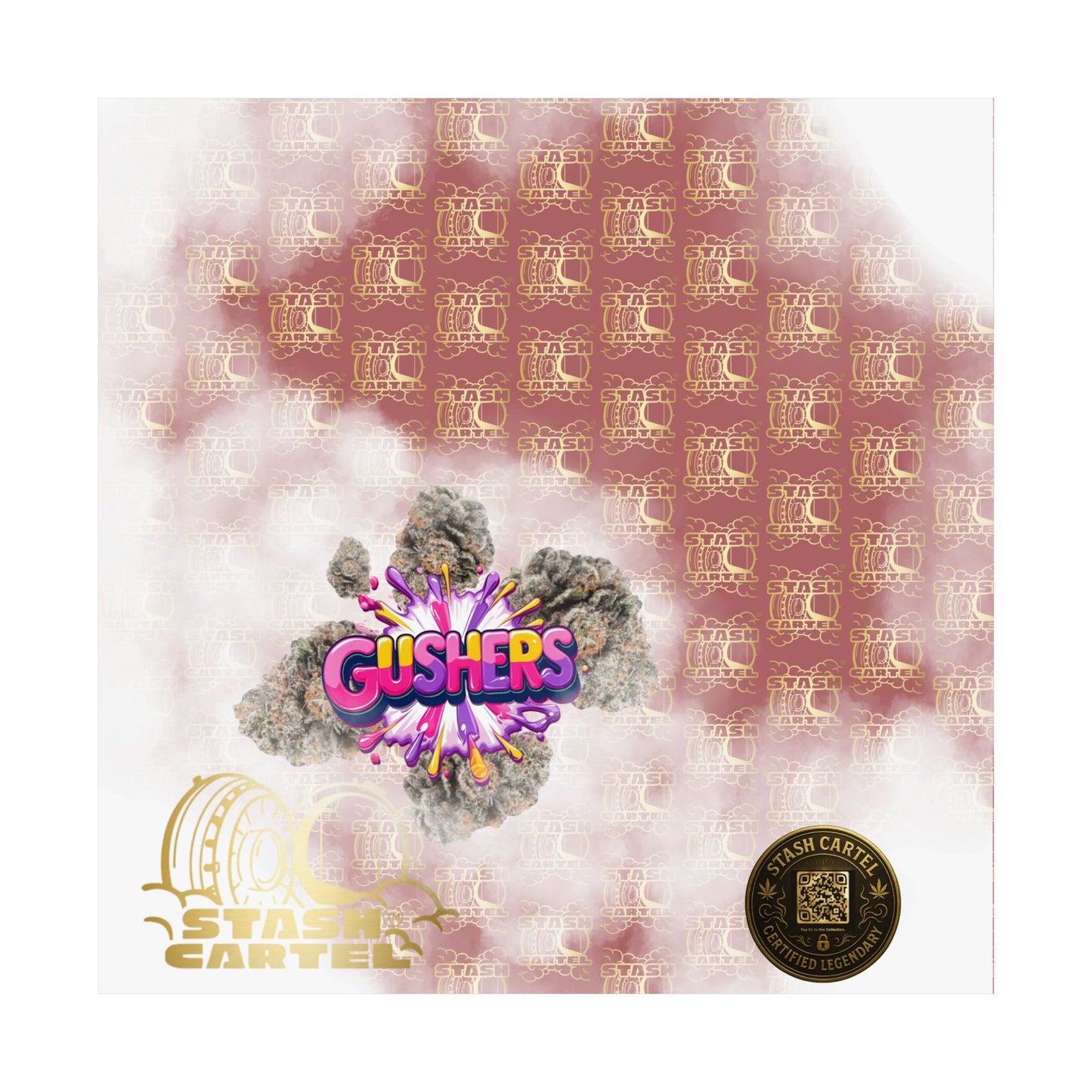 💦🍇 Gushers Poster – Exotic Candy-Indica Hybrid Poster with Creamy Fruit Punch