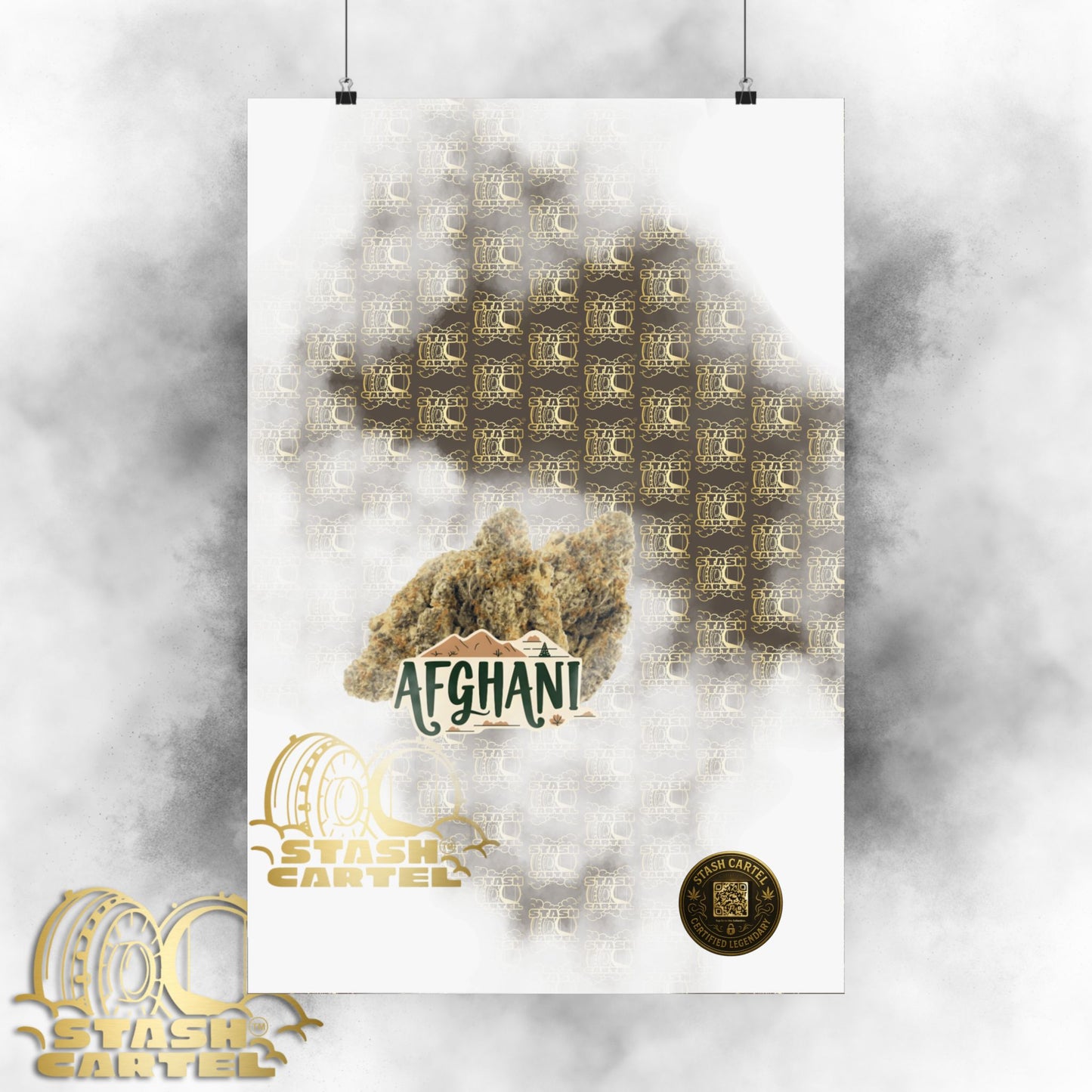 🧿 "Afghani" Landrace Indica Heritage Poster