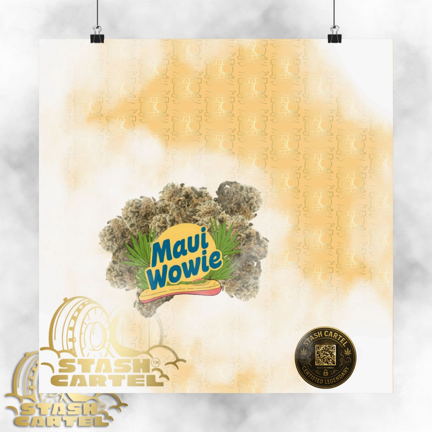 🌴🍍 "Maui Wowie" Sativa Poster – Island Sativa Sunshine