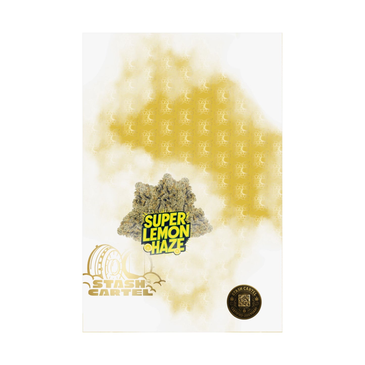 🍋 "Super Lemon Haze" Electric Citrus Sativa Poster