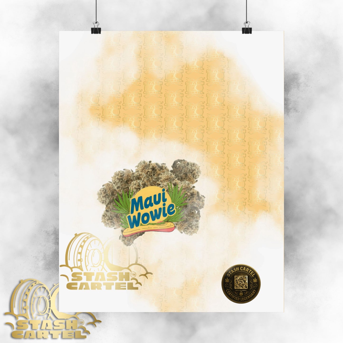 🌴🍍 "Maui Wowie" Sativa Poster – Island Sativa Sunshine