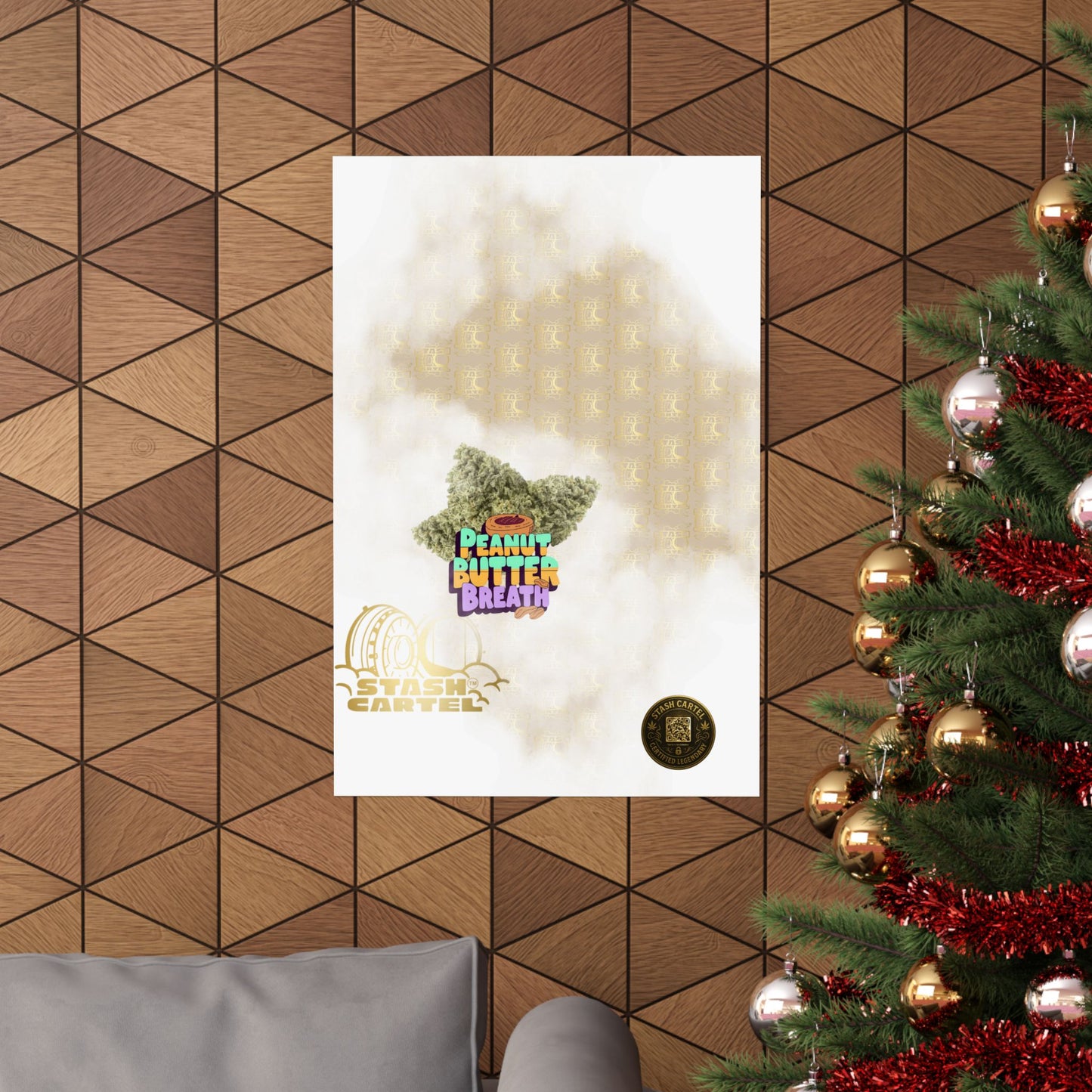 🥜🫁 Peanut Butter Breath Poster – Funky Hybrid Wall Poster for the Flavor Weirdos