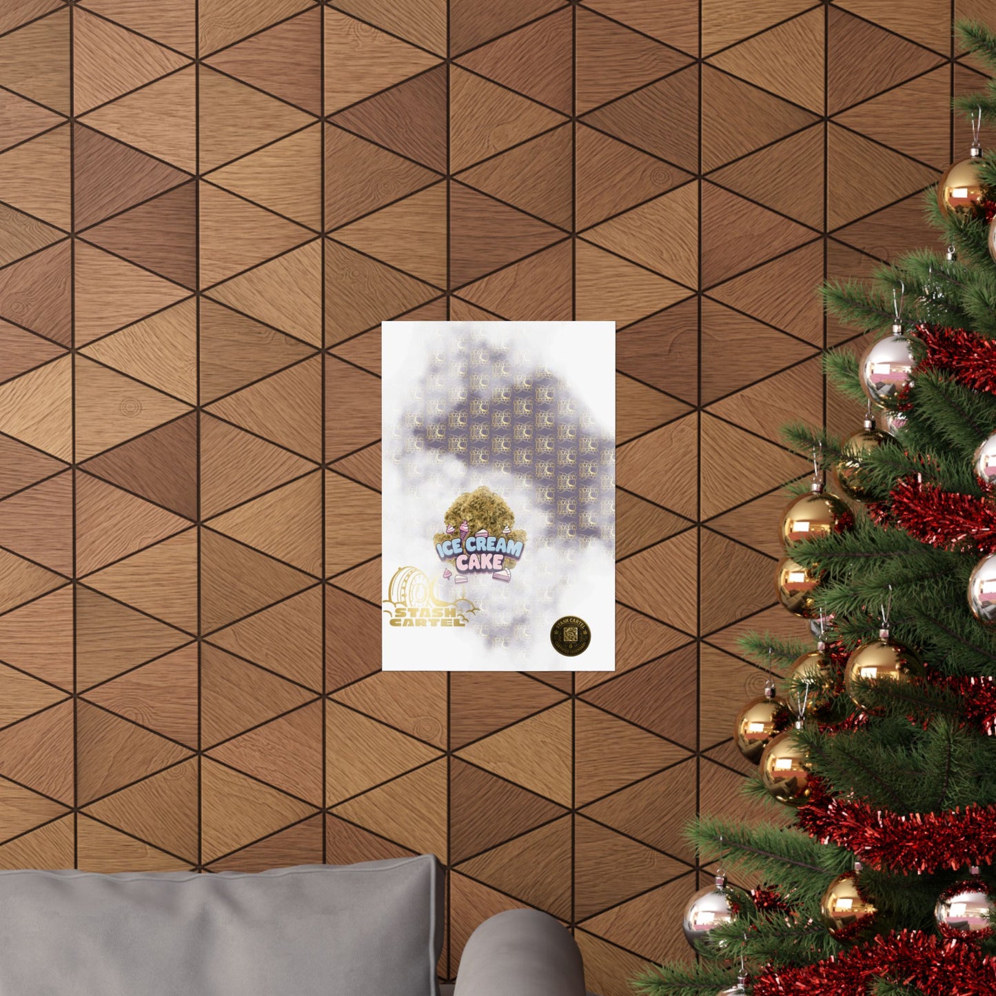 🍦 "Ice Cream Cake" Sedating Indica Dessert Poster