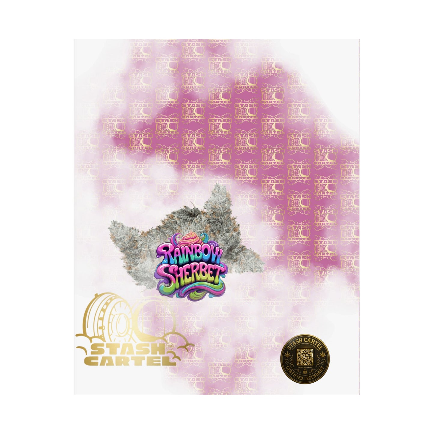 🍧 "Rainbow Sherbet" Fruit-Funk Balanced Hybrid Poster