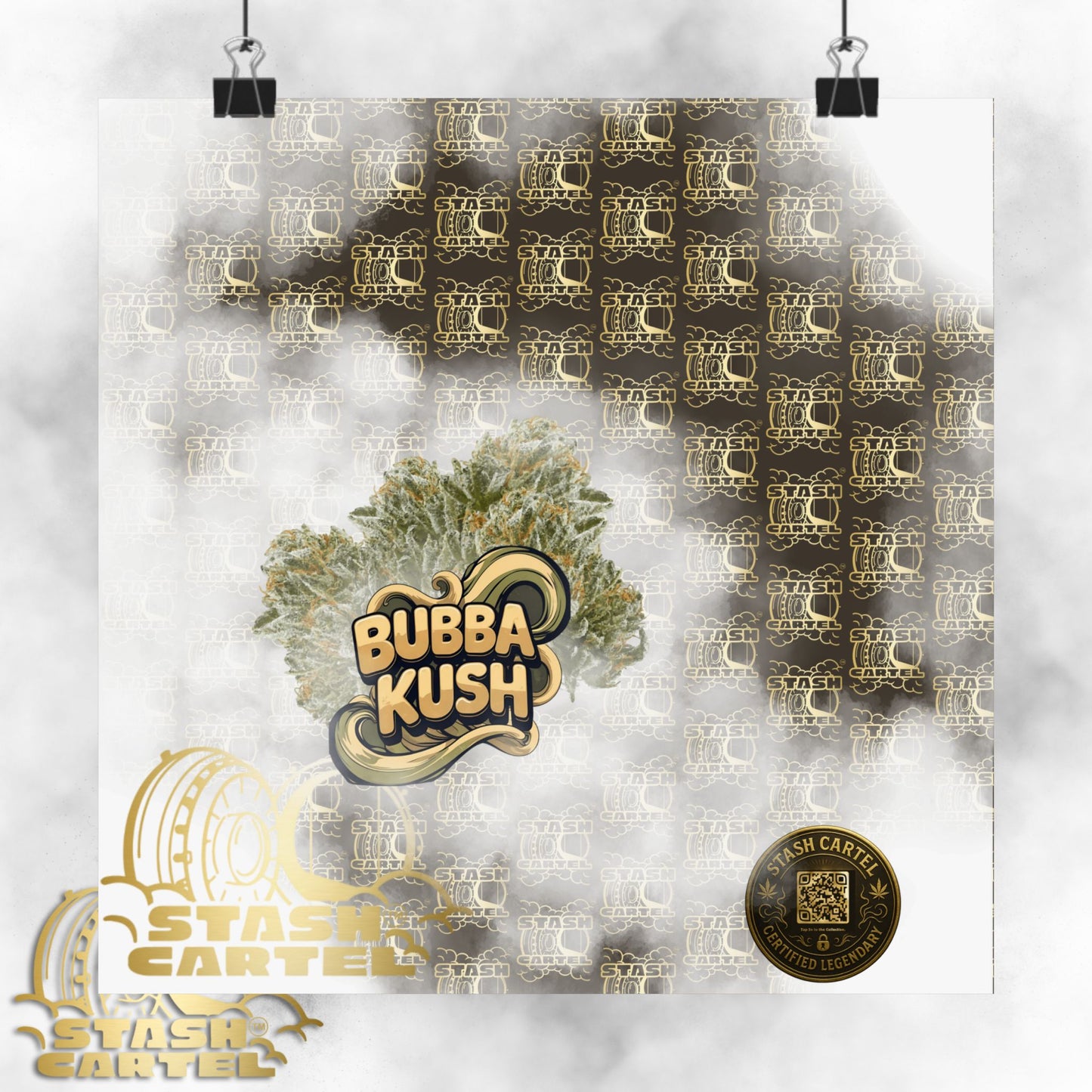 ☕ "Bubba Kush" Classic Nightcap Indica Poster