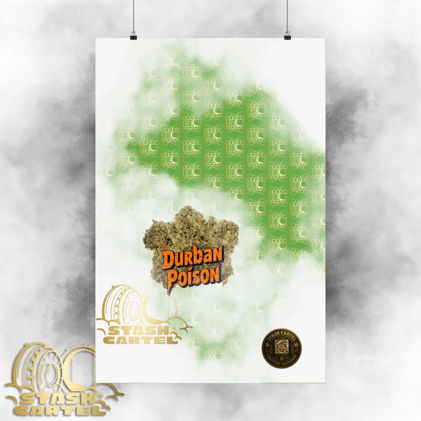 🌍 "Durban Poison" Pure Sativa Landrace Poster