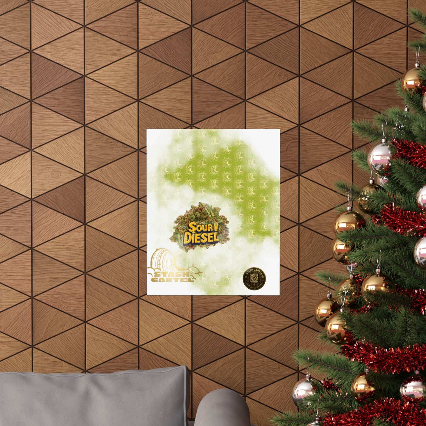 ⚡ "Sour Diesel" Electric Sativa Drip Poster