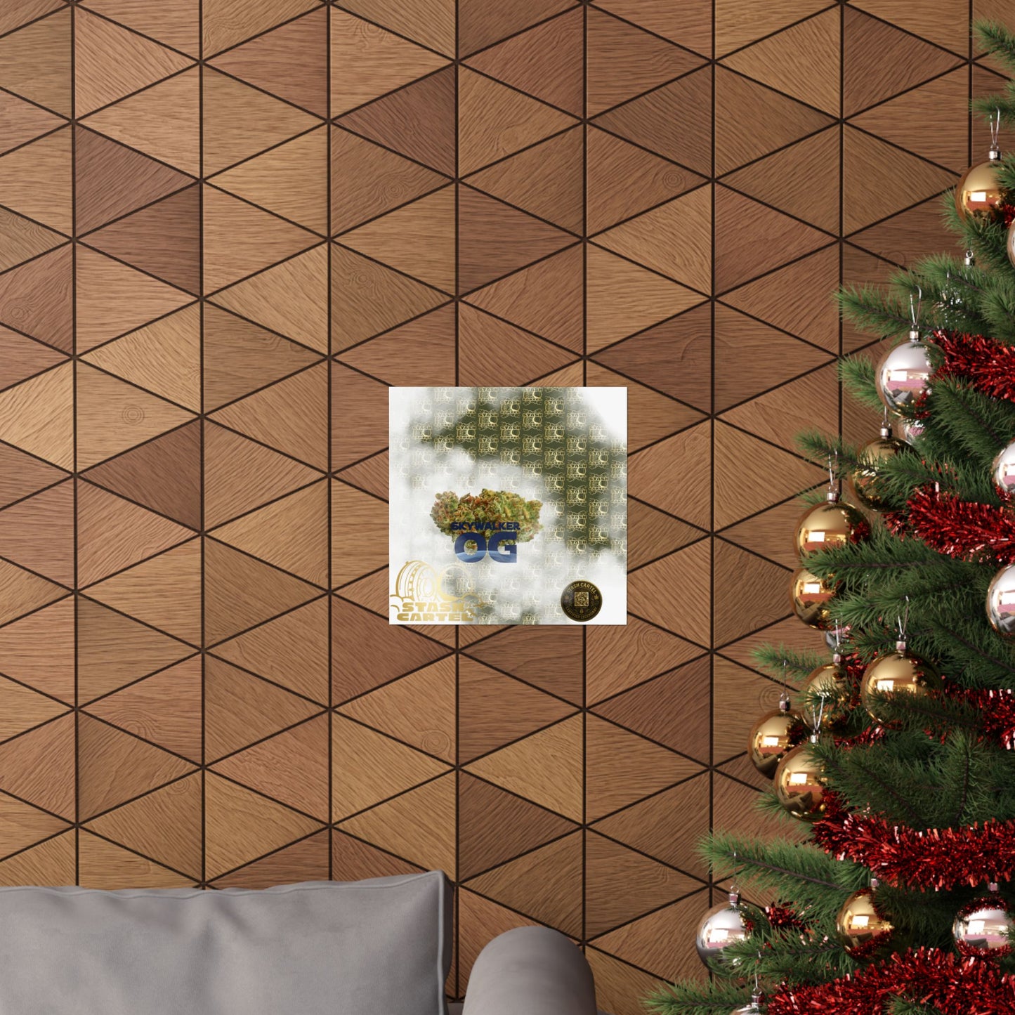 🌌 "Skywalker OG" Galactic Indica-Hybrid Poster