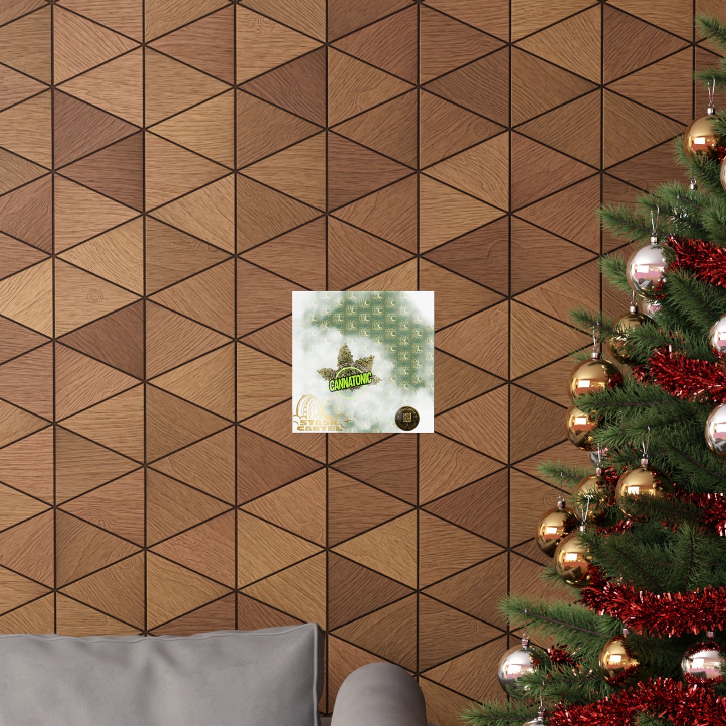 🧘‍♀️🌿 Cannatonic Poster – High-CBD Hybrid Wall Art for Calm, Clear-Headed Wellness