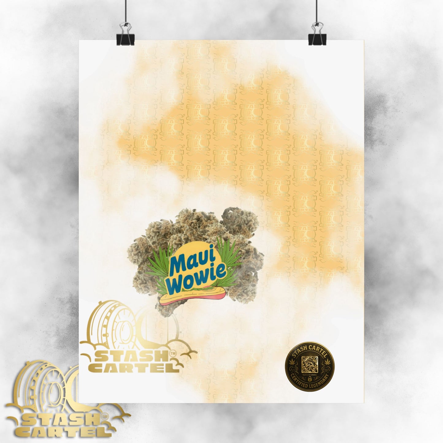🌴🍍 "Maui Wowie" Sativa Poster – Island Sativa Sunshine