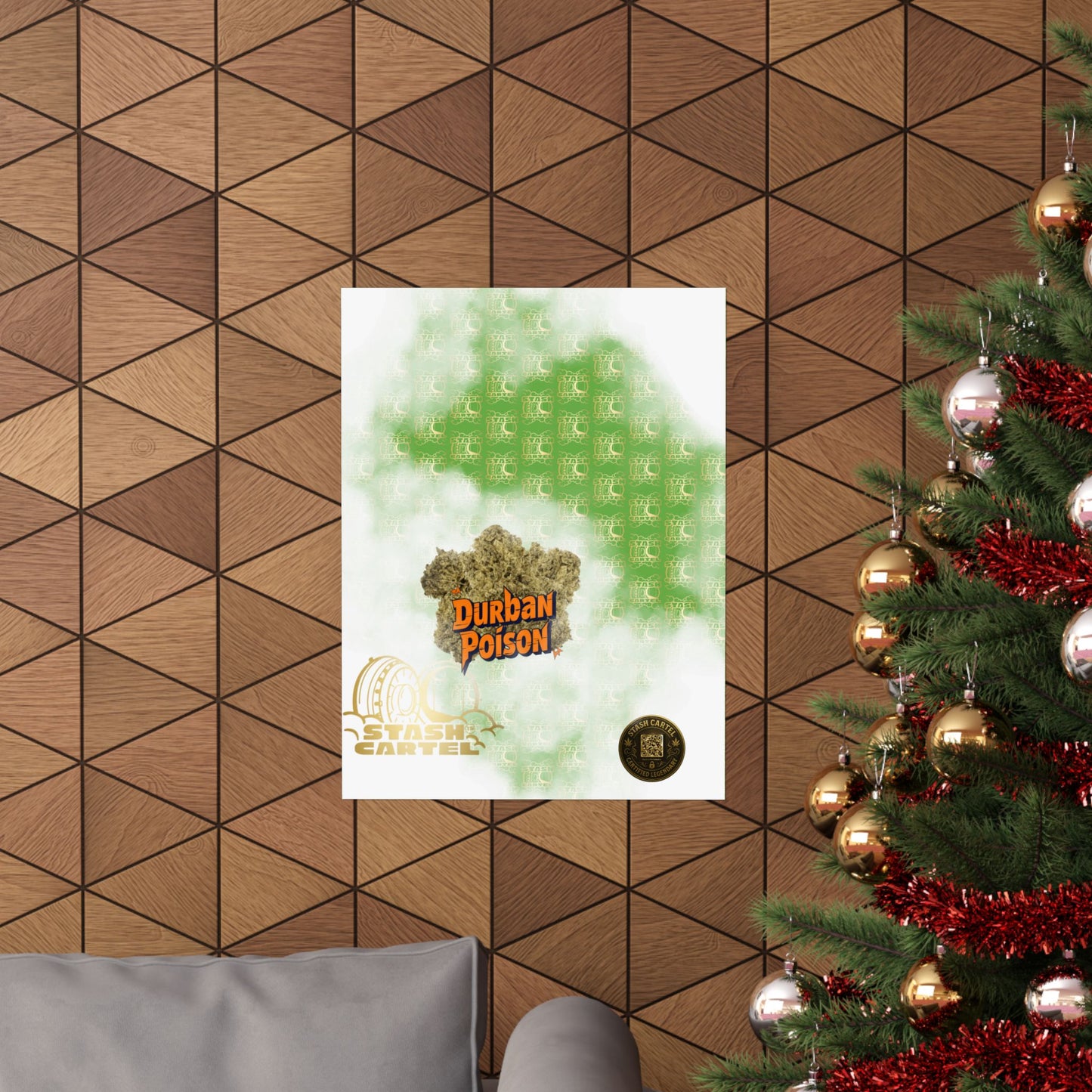 🌍 "Durban Poison" Pure Sativa Landrace Poster