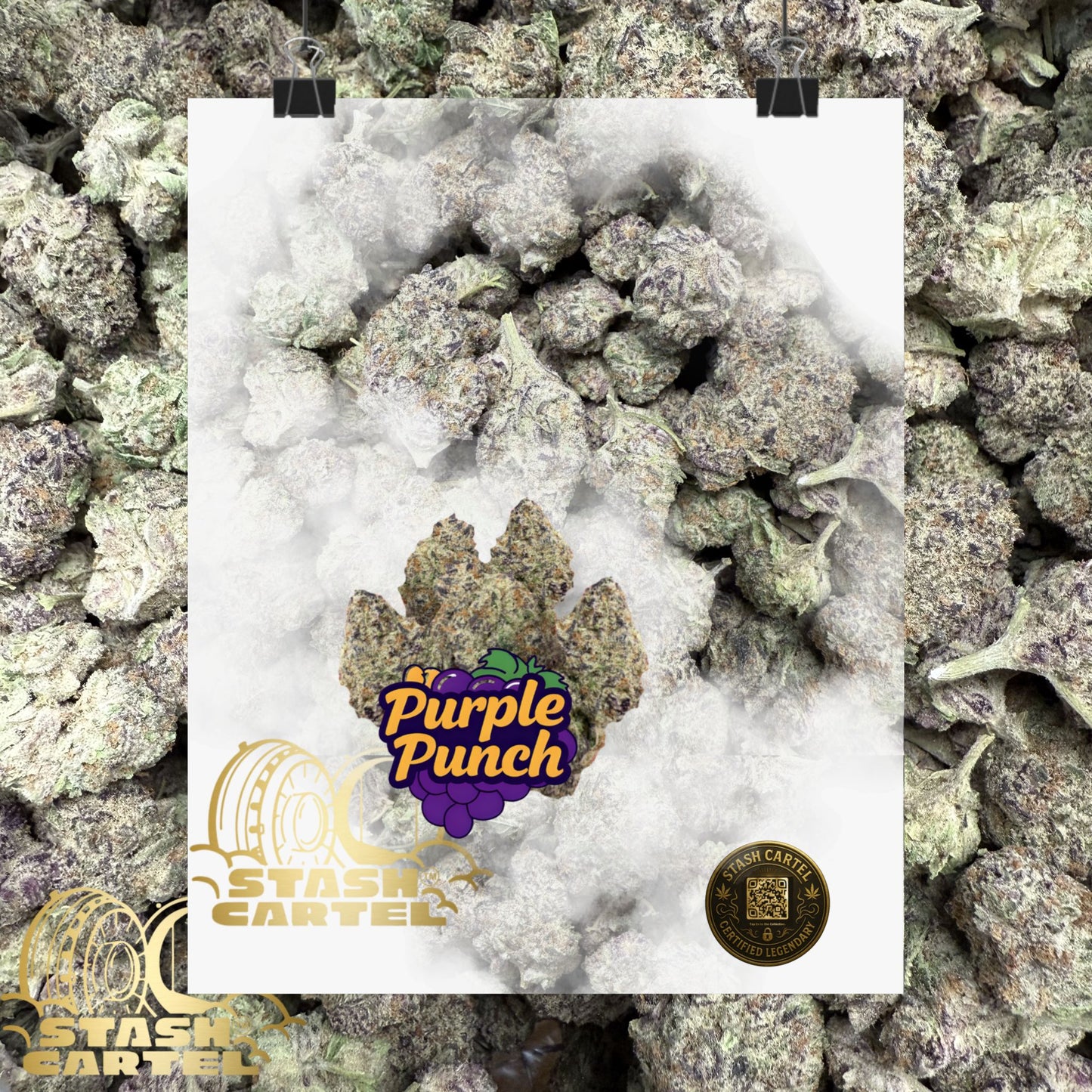 🥊 "Purple Punch" Heavy Indica Flavor Bomb Poster