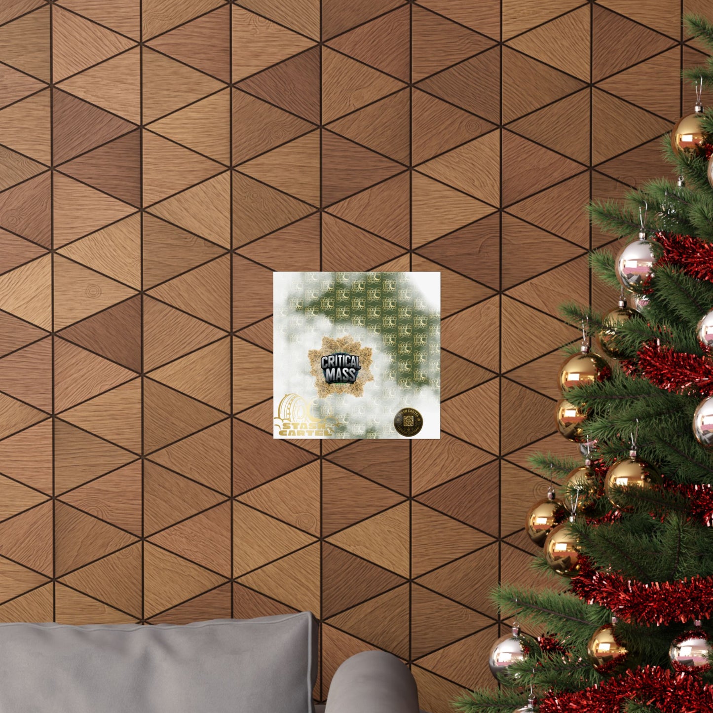 💥 "Critical Mass" Couch-Lock Indica Poster