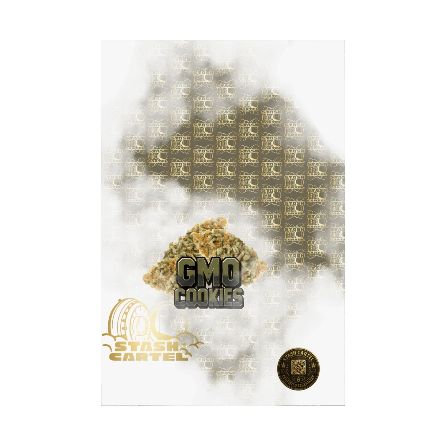 🧄 "GMO Cookies" Heavy-Hitting Indica Gas Poster