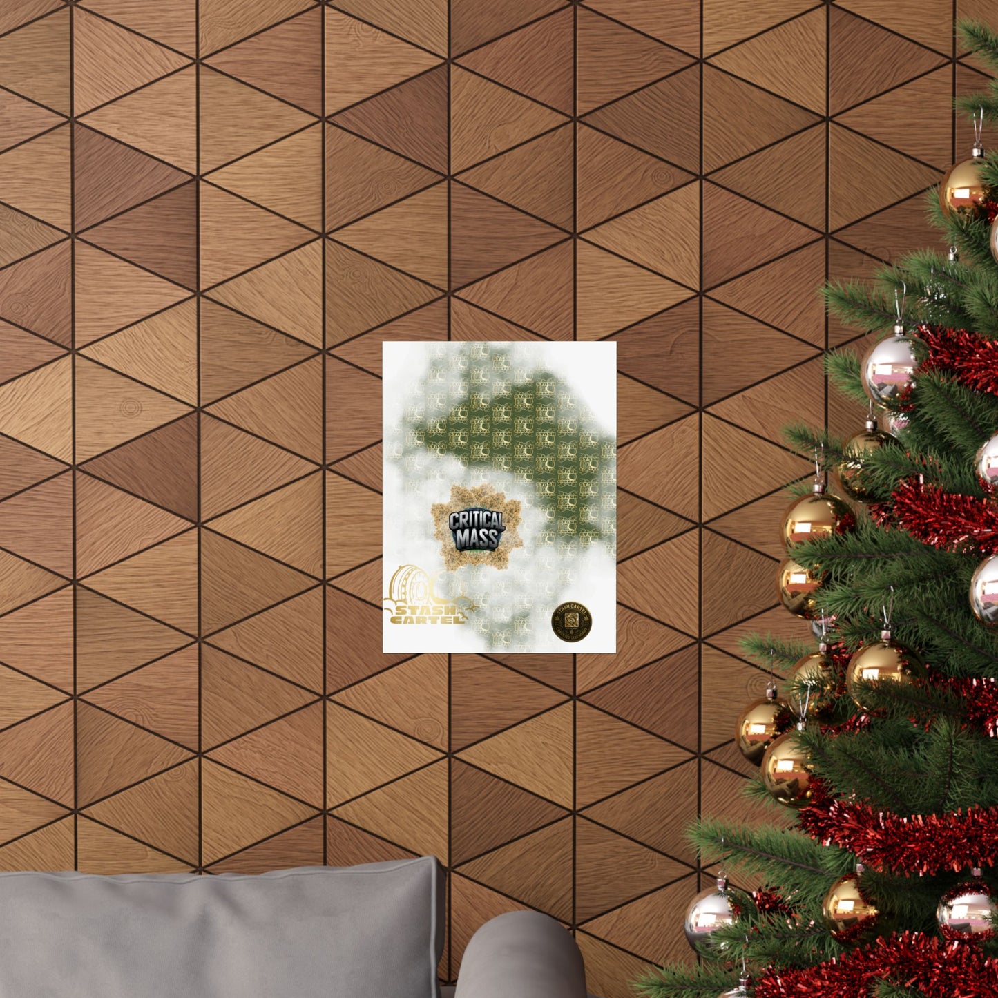 💥 "Critical Mass" Couch-Lock Indica Poster