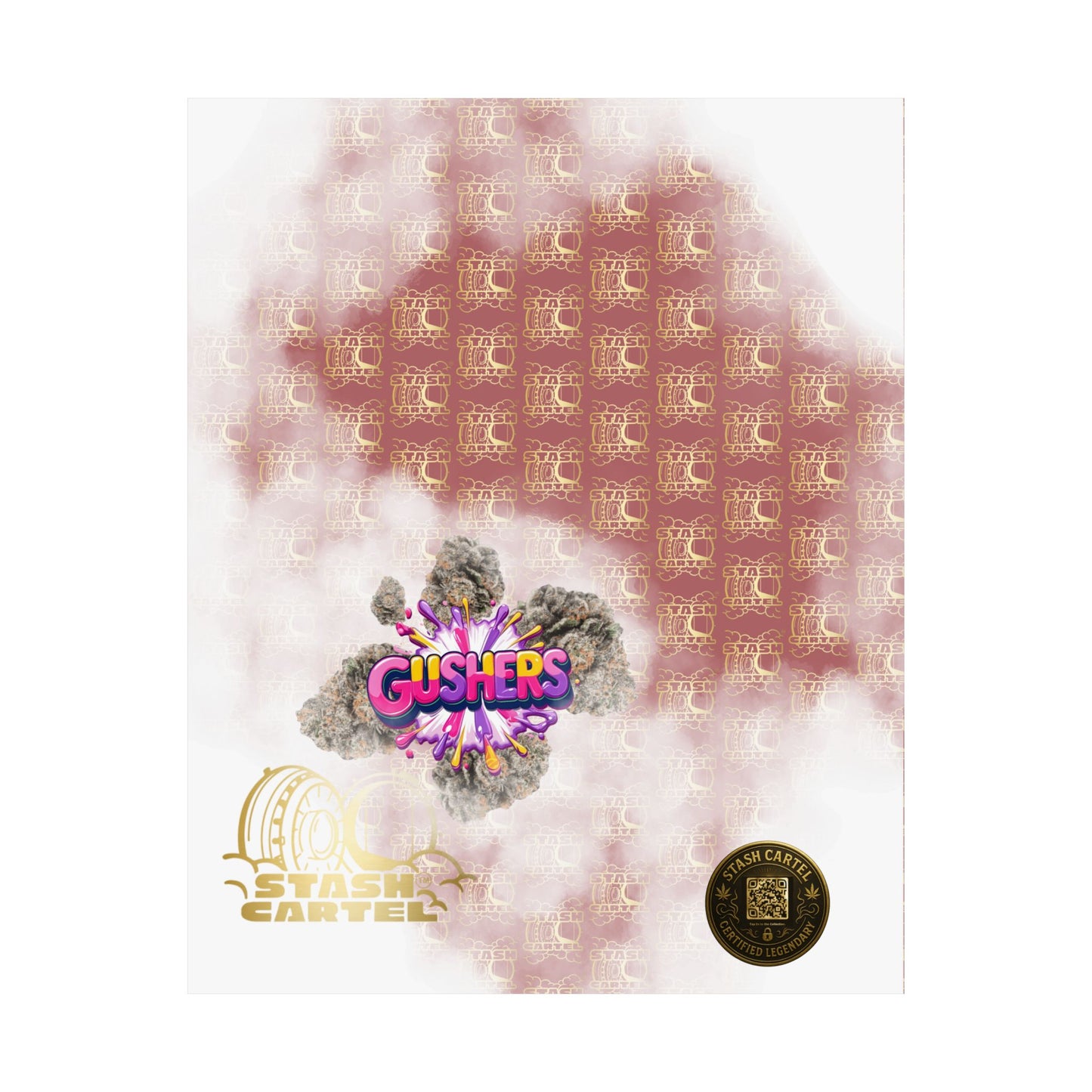 💦🍇 Gushers Poster – Exotic Candy-Indica Hybrid Poster with Creamy Fruit Punch