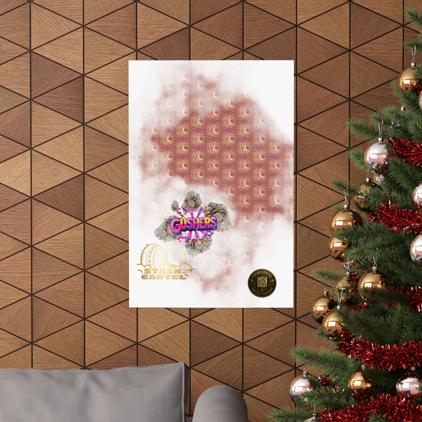 💦🍇 Gushers Poster – Exotic Candy-Indica Hybrid Poster with Creamy Fruit Punch