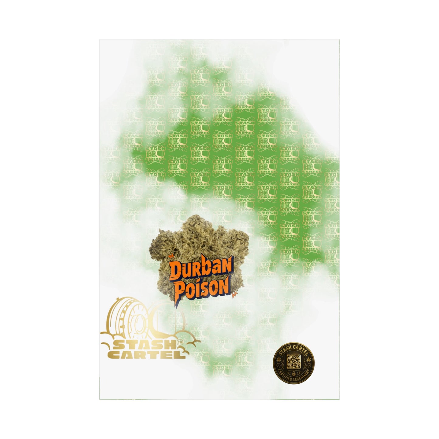 🌍 "Durban Poison" Pure Sativa Landrace Poster