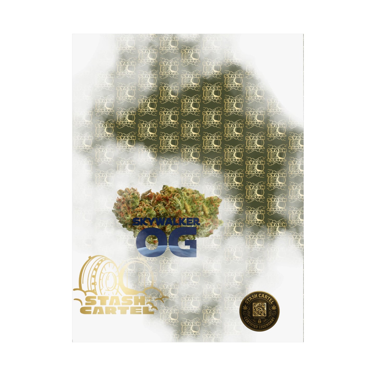 🌌 "Skywalker OG" Galactic Indica-Hybrid Poster