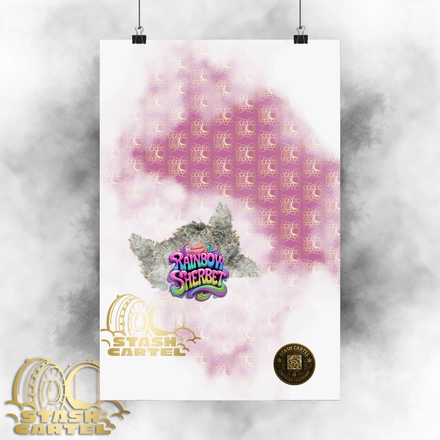 🍧 "Rainbow Sherbet" Fruit-Funk Balanced Hybrid Poster