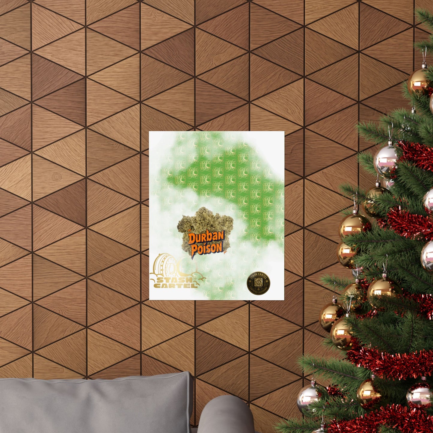 🌍 "Durban Poison" Pure Sativa Landrace Poster