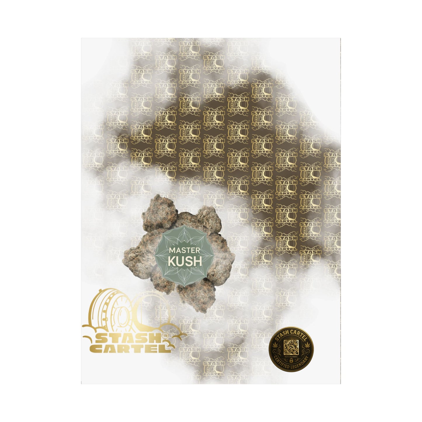 🧘‍♂️ "Master Kush" Classic Amsterdam Indica Poster